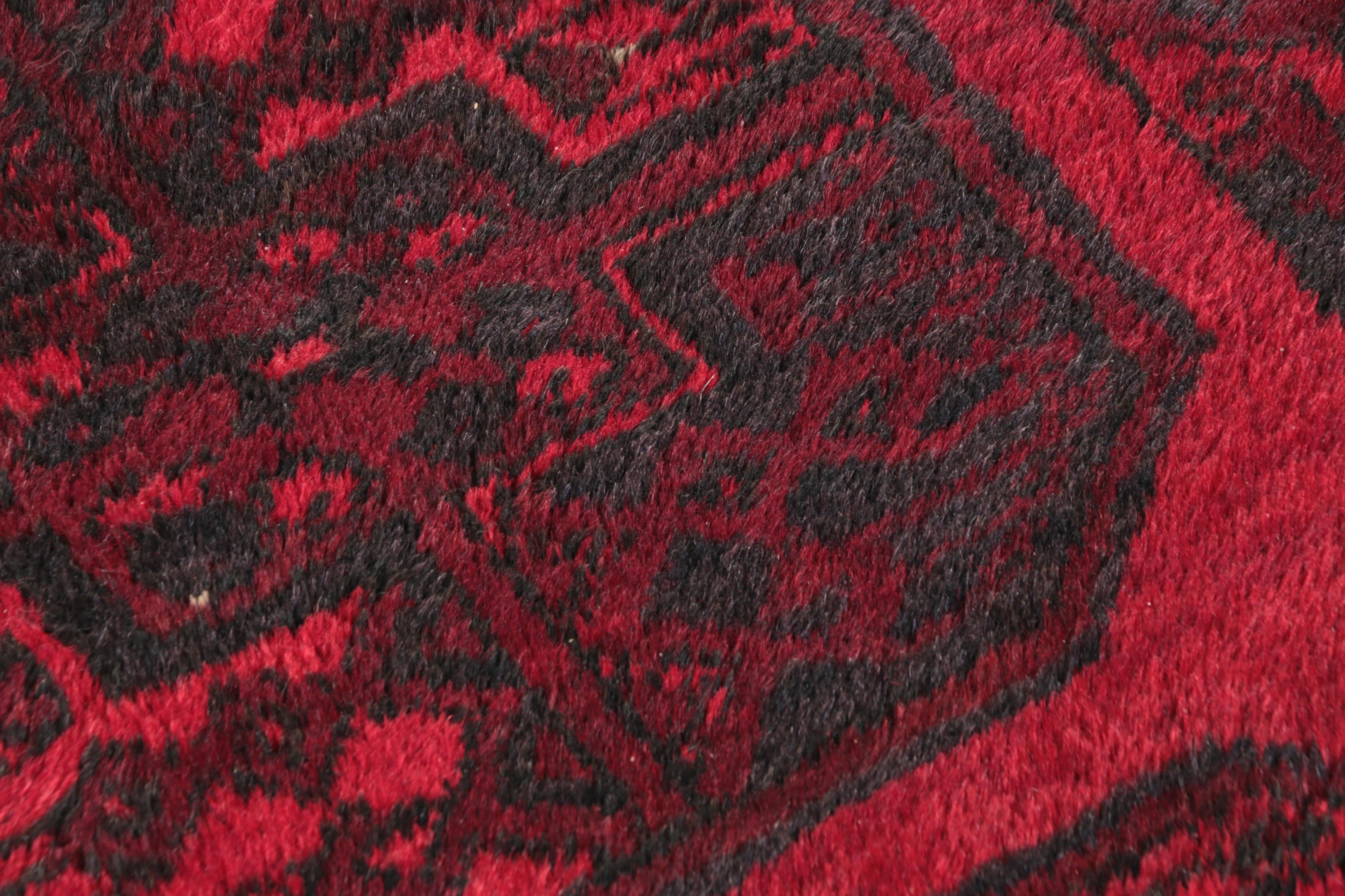 Hand-Knotted Turkmen Ersari Bohkara Style Wool Area Rug