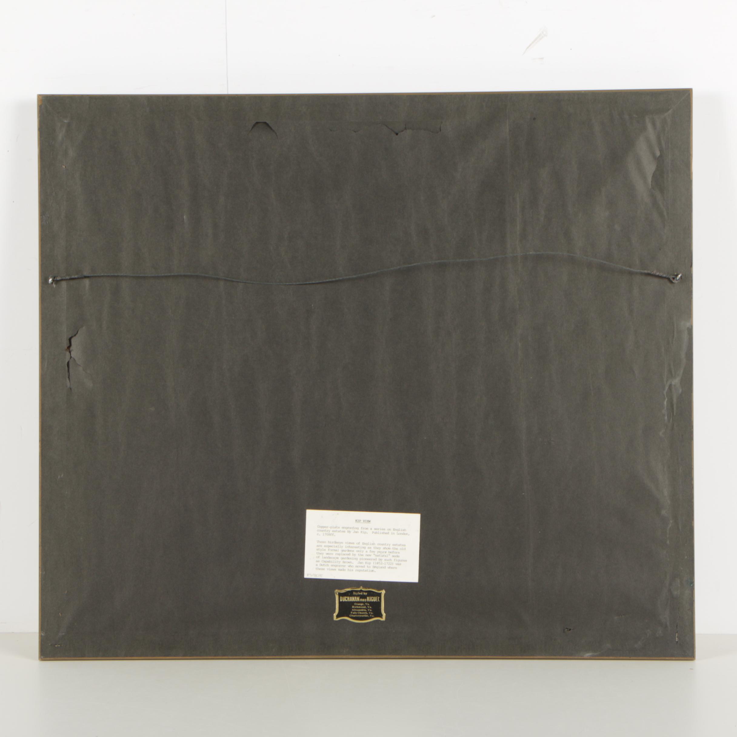 Jan Kip Engraving "Westbury Court the Seat of Maynard Colchester Esq"