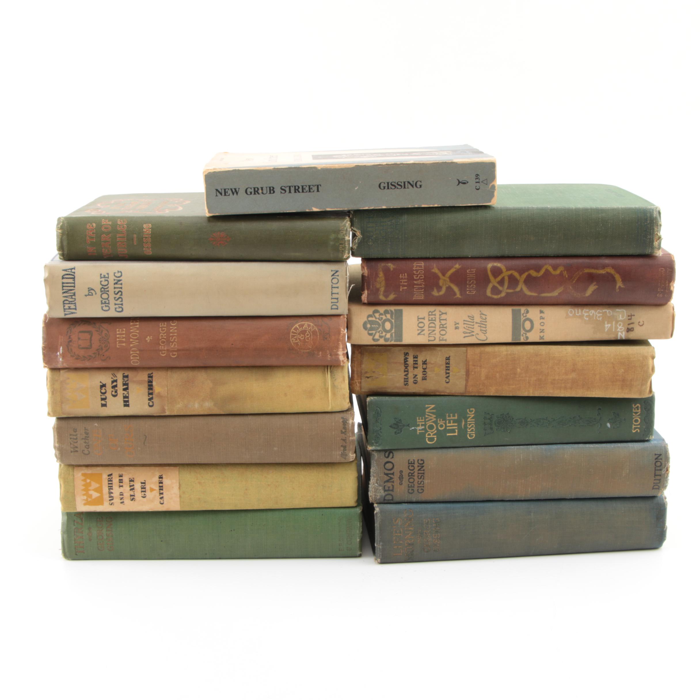 Vintage George Gissing and Willa Cather Novels