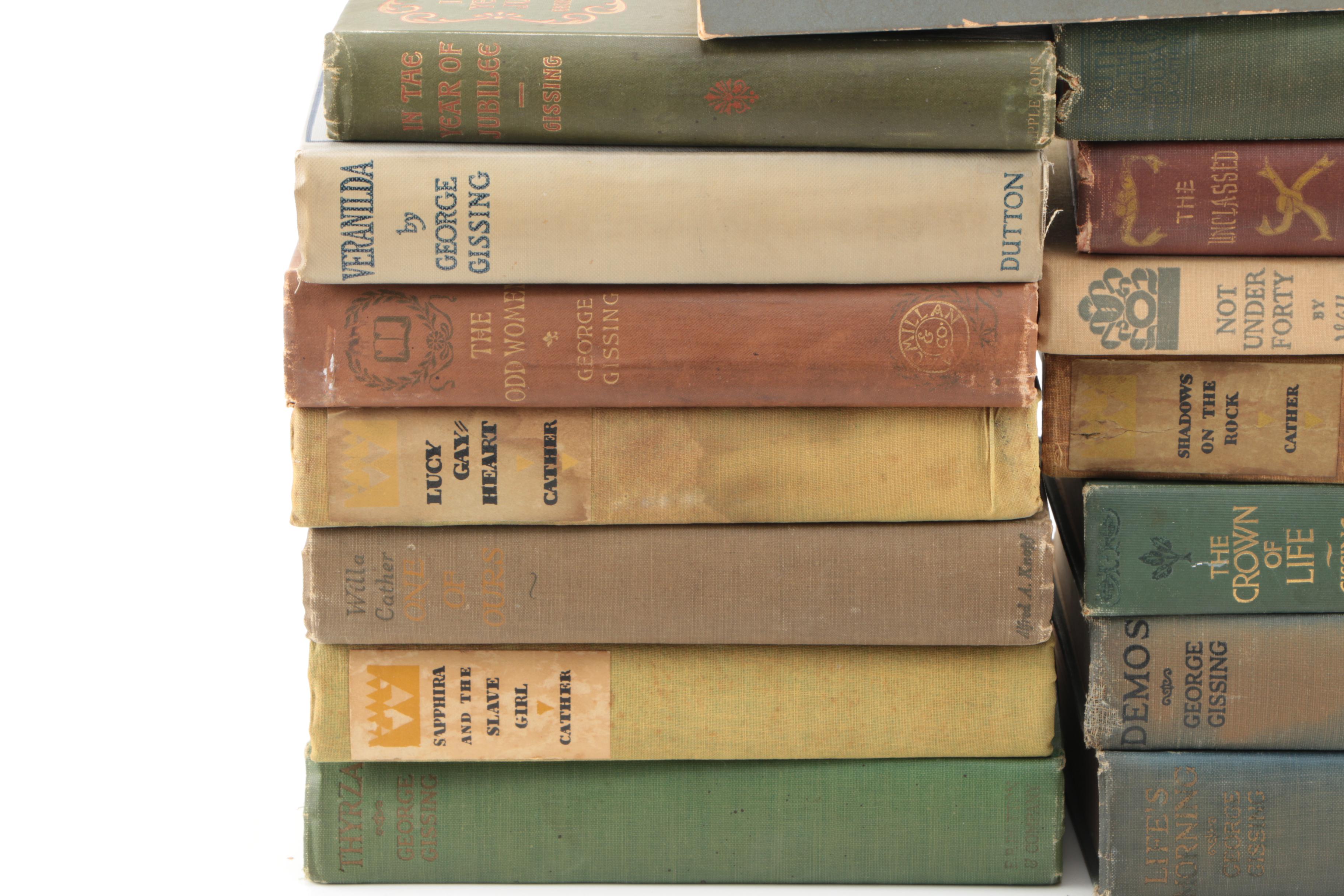 Vintage George Gissing and Willa Cather Novels