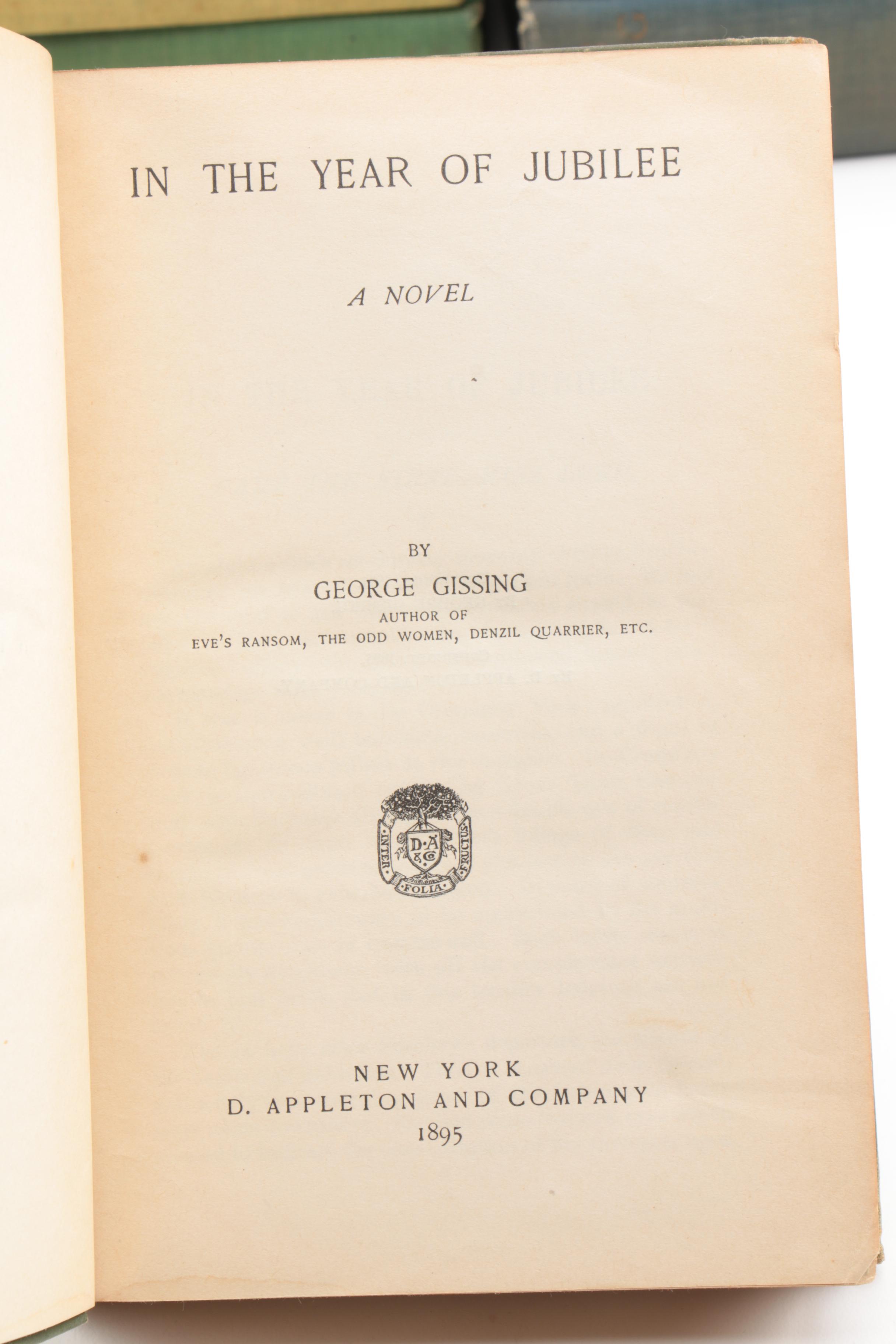 Vintage George Gissing and Willa Cather Novels