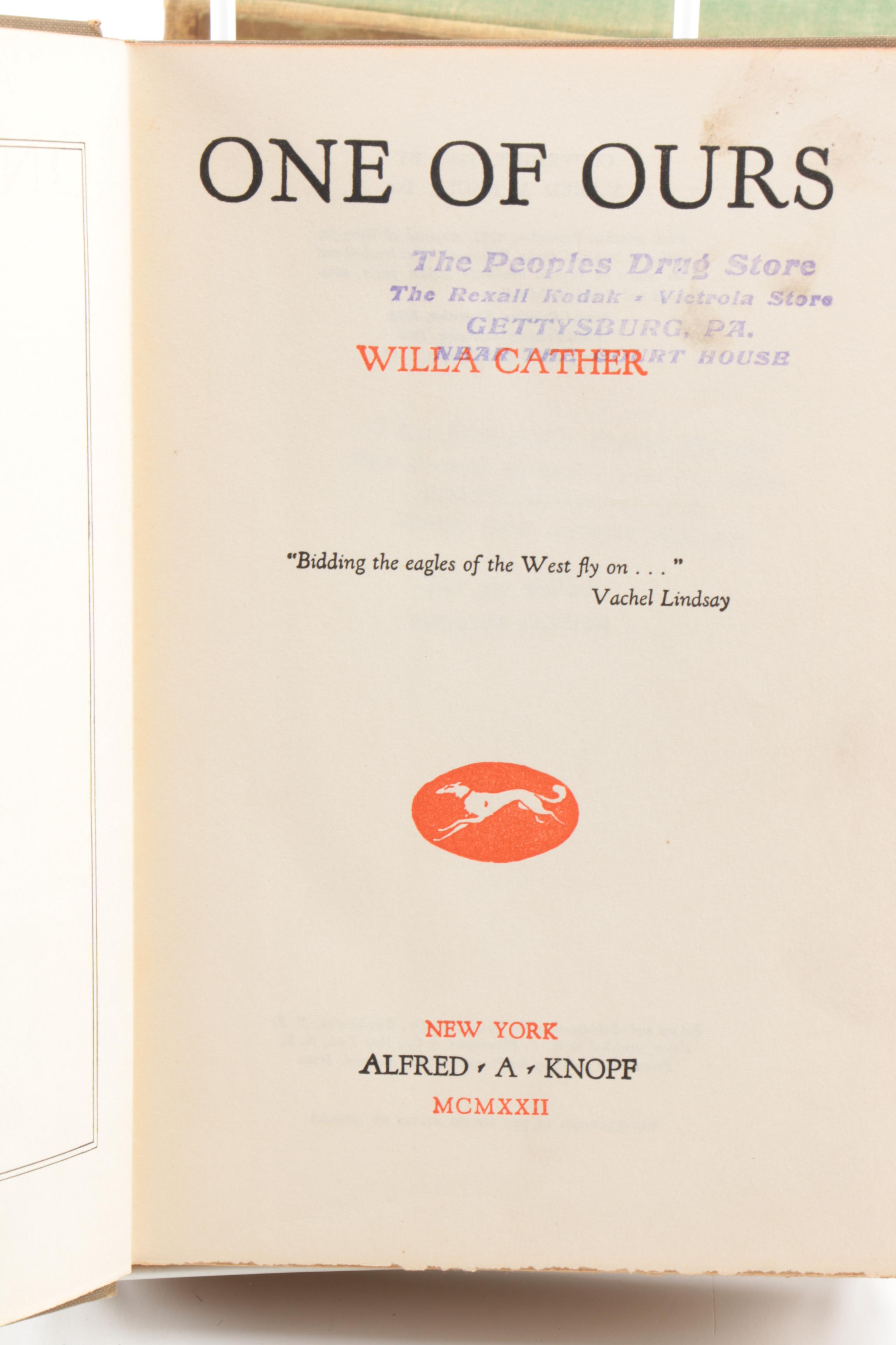 Vintage George Gissing and Willa Cather Novels