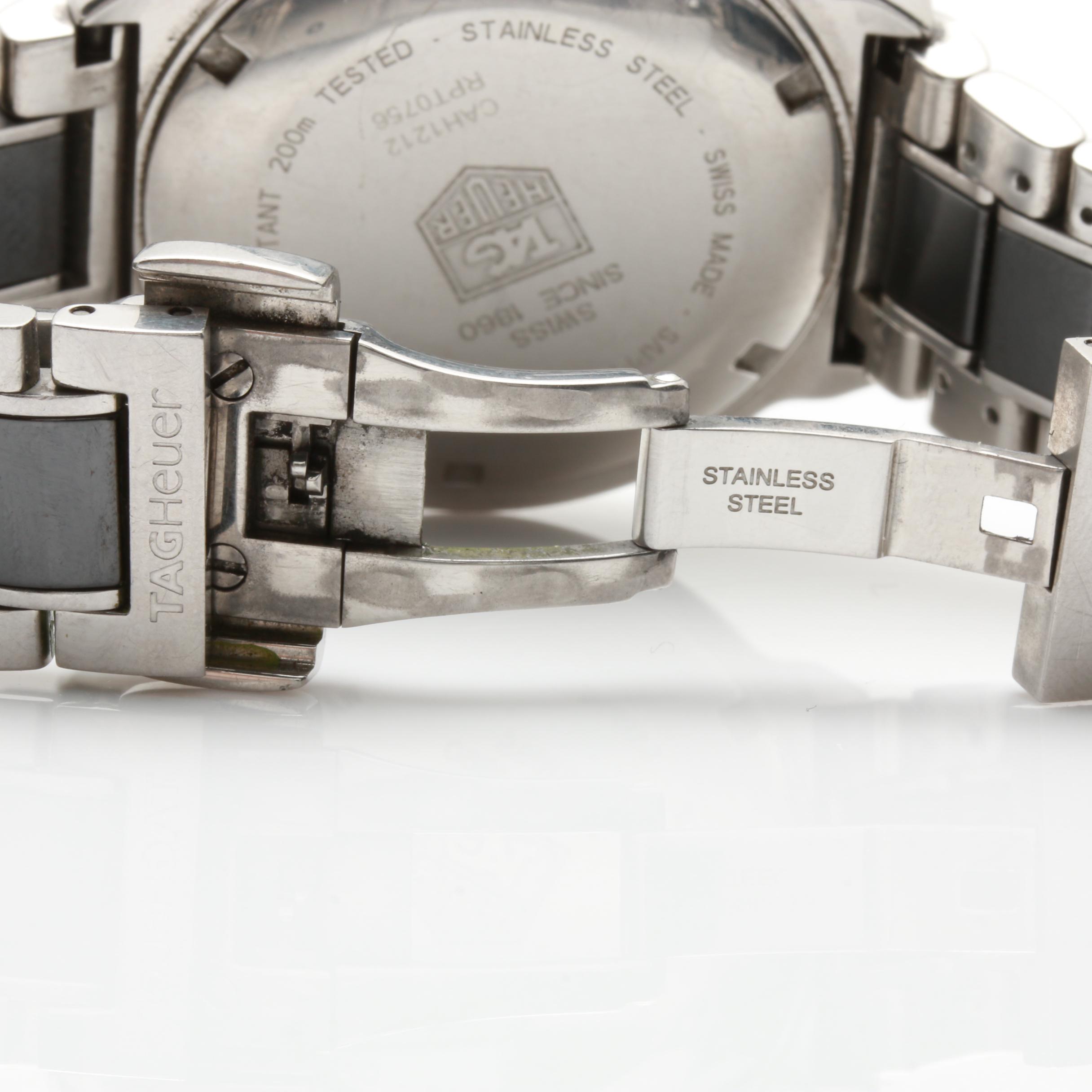 TAG Heuer Stainless and Ceramic Diamond Watch