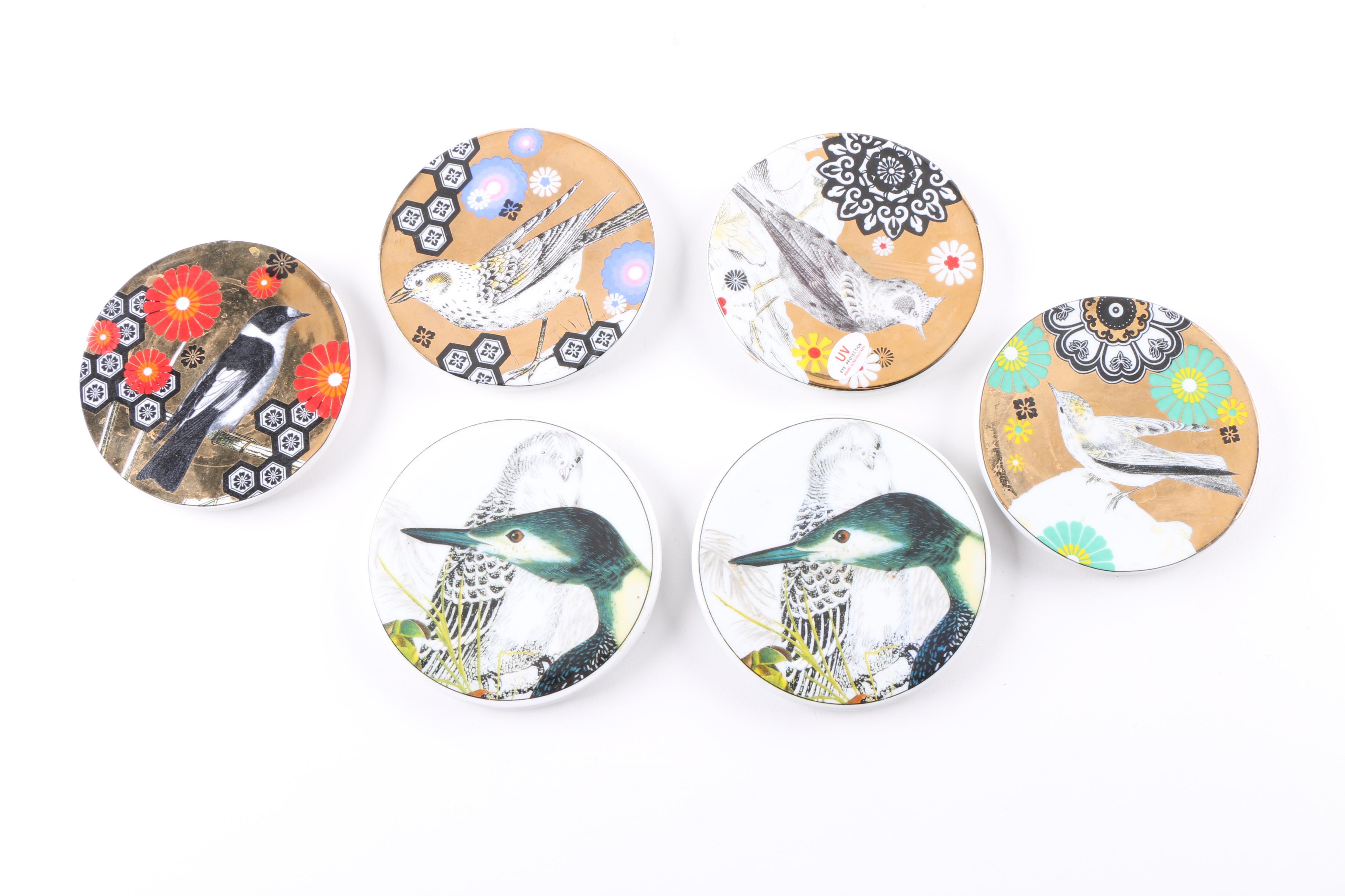 Collection of Coasters Including Pimpernel and Faience