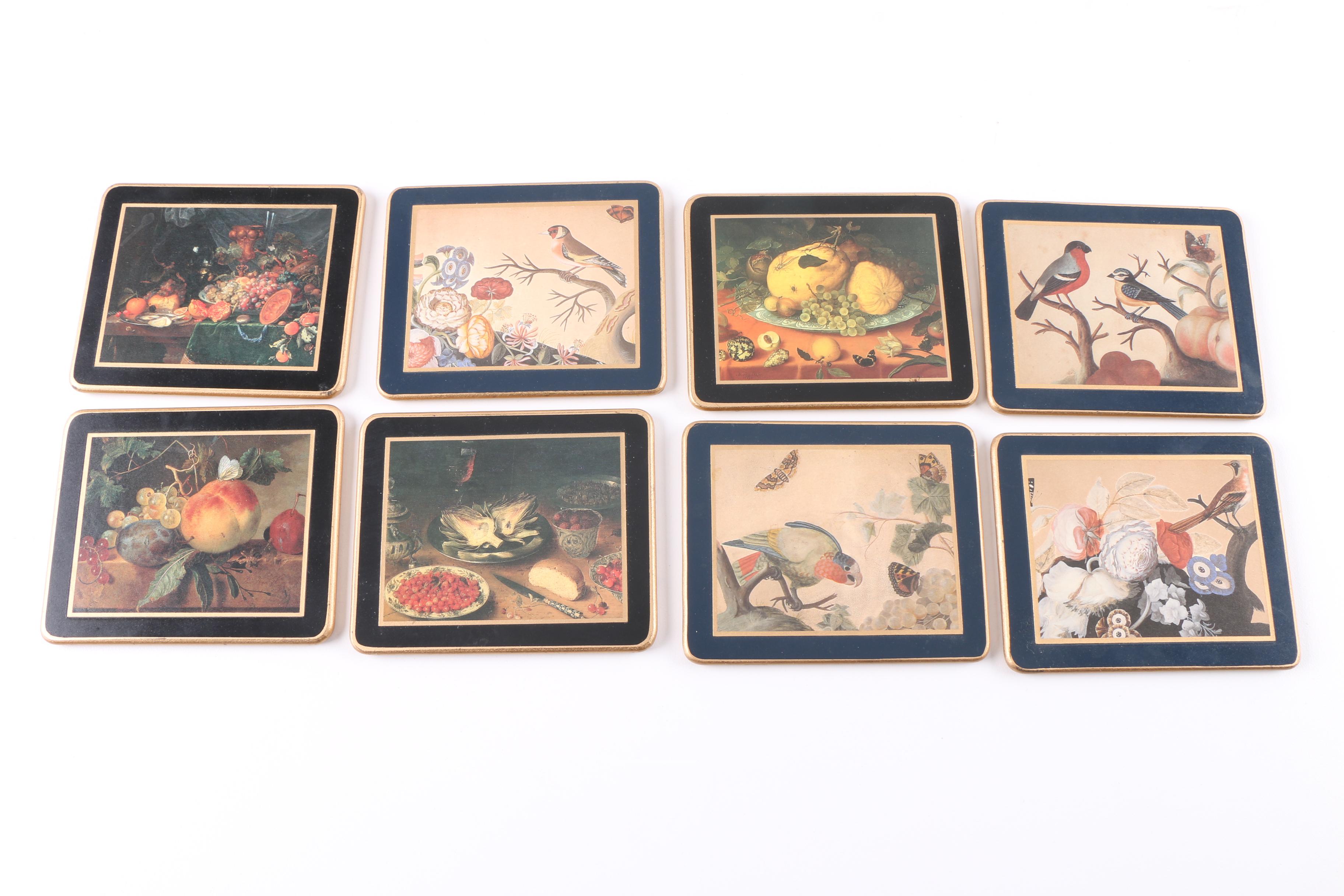 Collection of Coasters Including Pimpernel and Faience