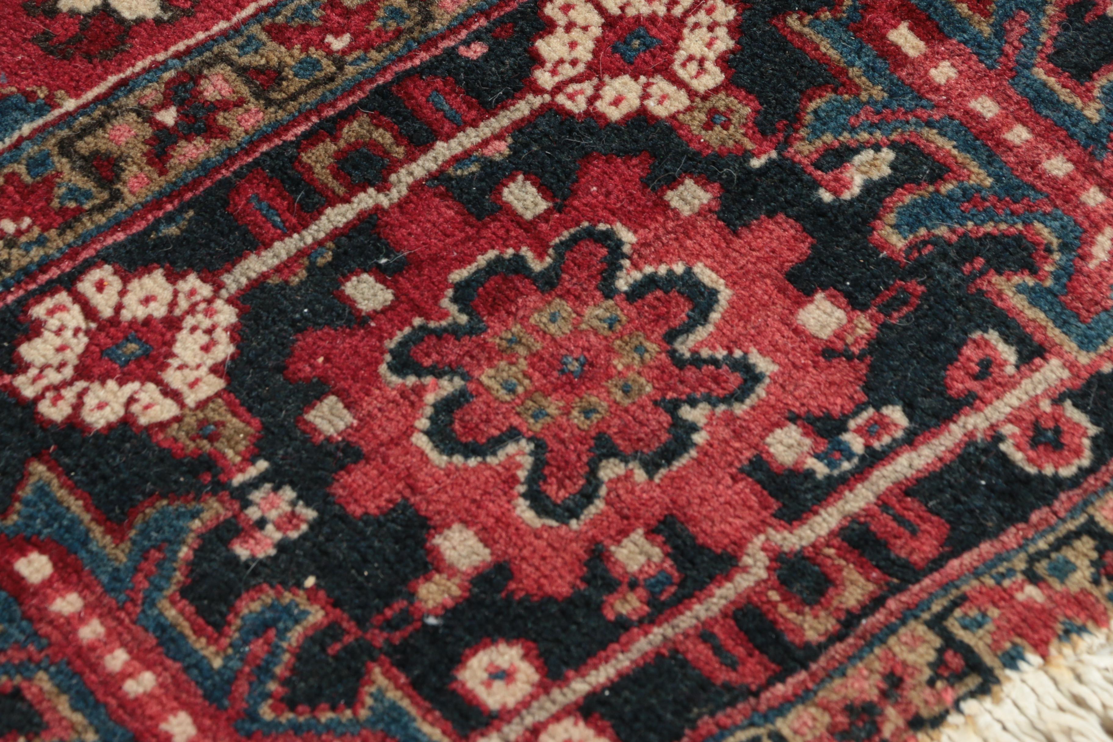 Hand-Knotted Persian Heriz Serapi Wool Room Sized Rug