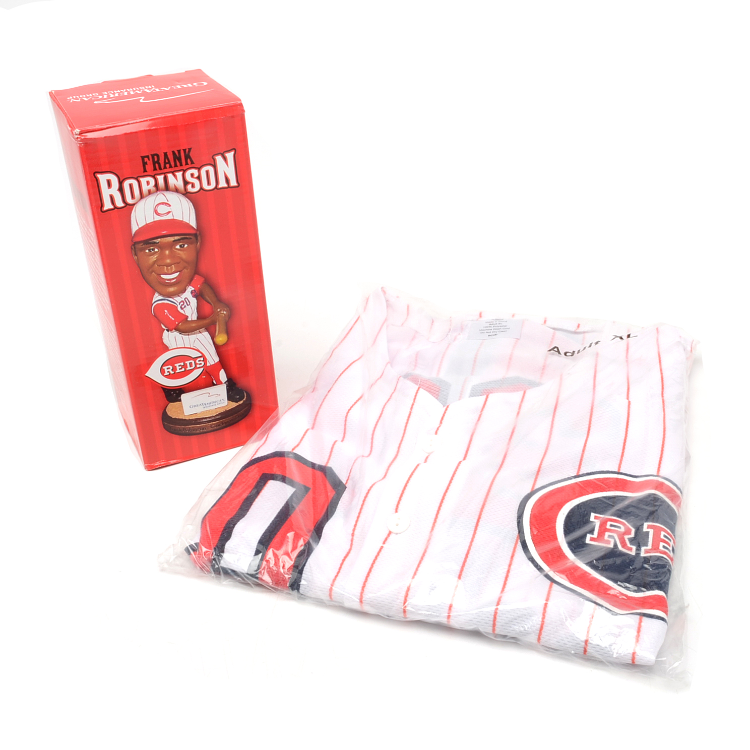 Frank Robinson "Civil Rights" Jersey and Bobblehead Doll