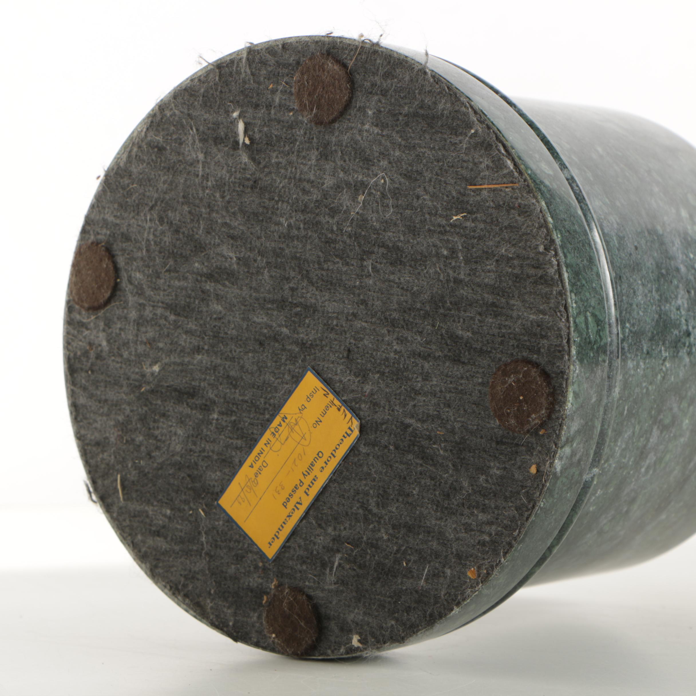 Late 20th Century Patinated Brass Sculpture of Cherub