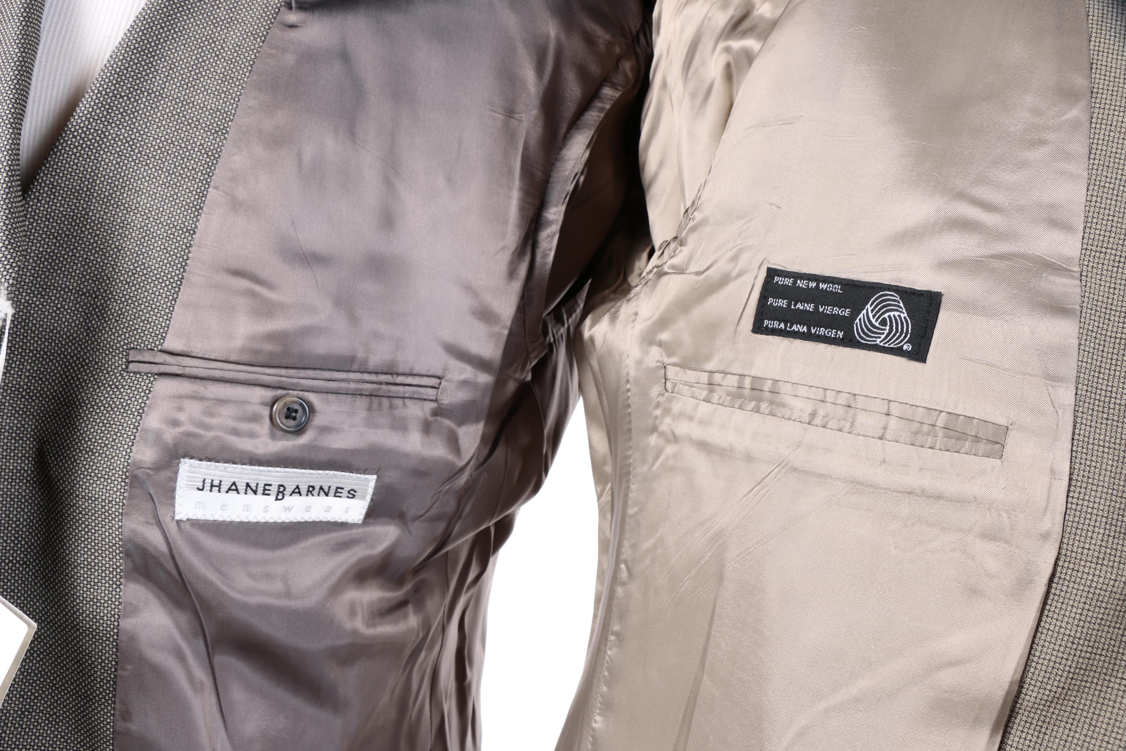 Men's Jhanes Barnes and Mark Shale Wool Tweed Suits