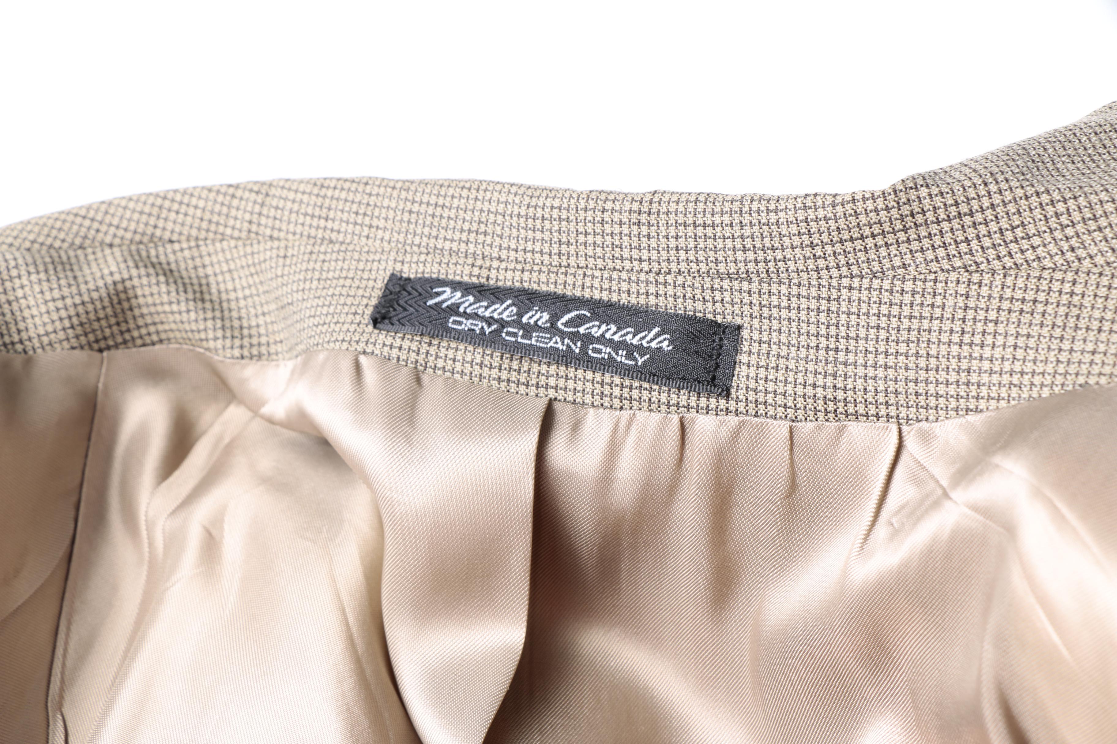 Men's Jhanes Barnes and Mark Shale Wool Tweed Suits