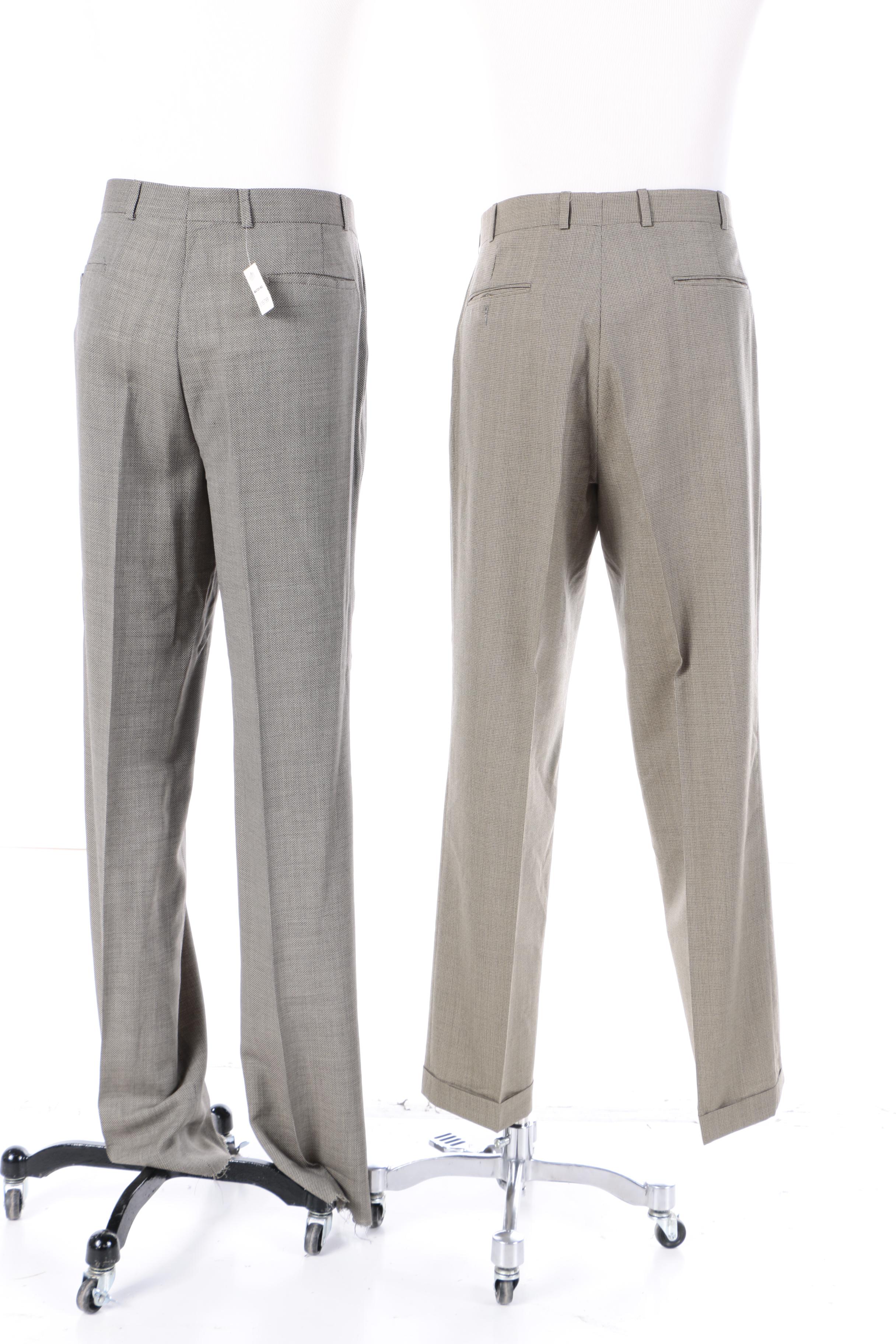 Men's Jhanes Barnes and Mark Shale Wool Tweed Suits