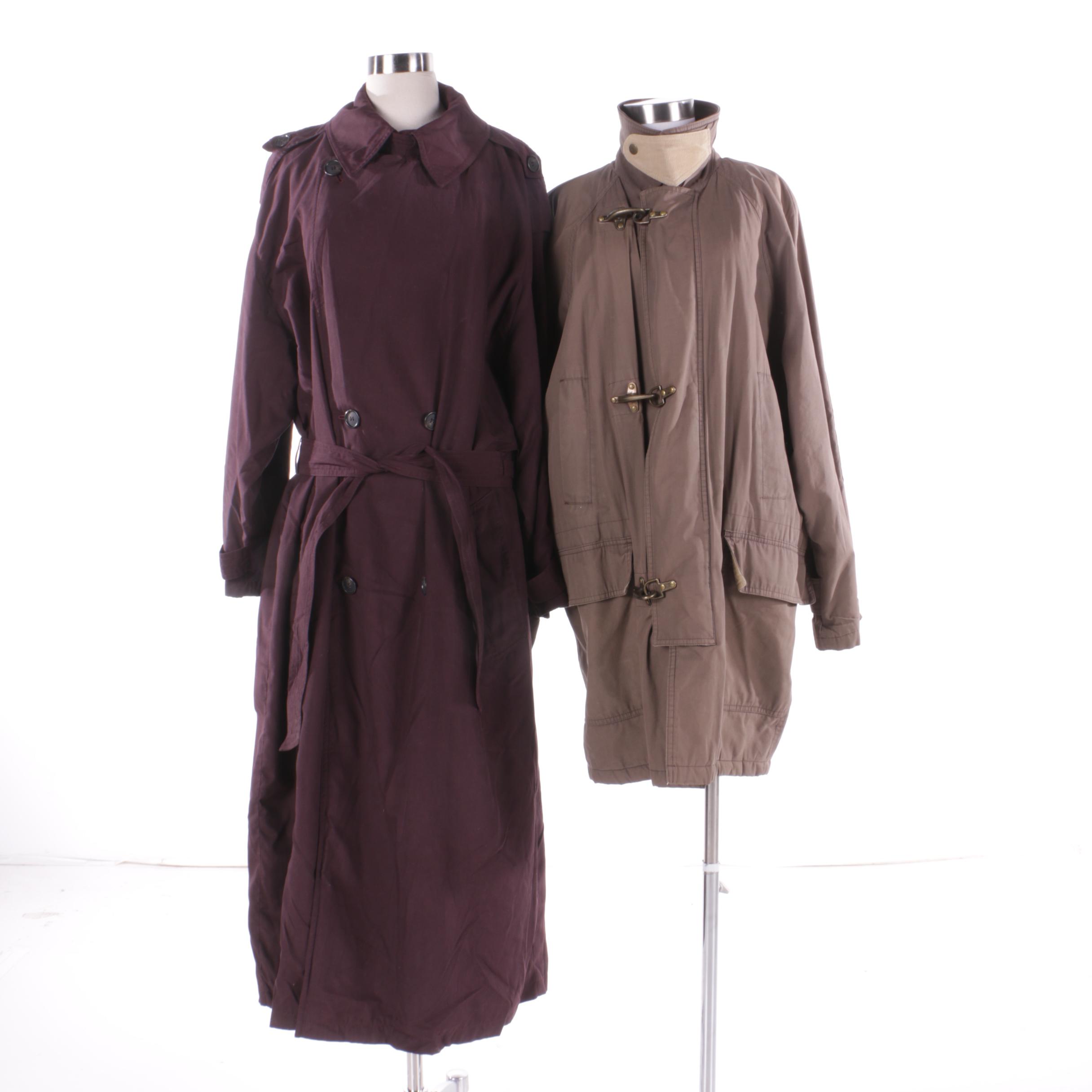 Women's Vintage Trench Coat and KBCO2 Kenneth Bernard Jacket