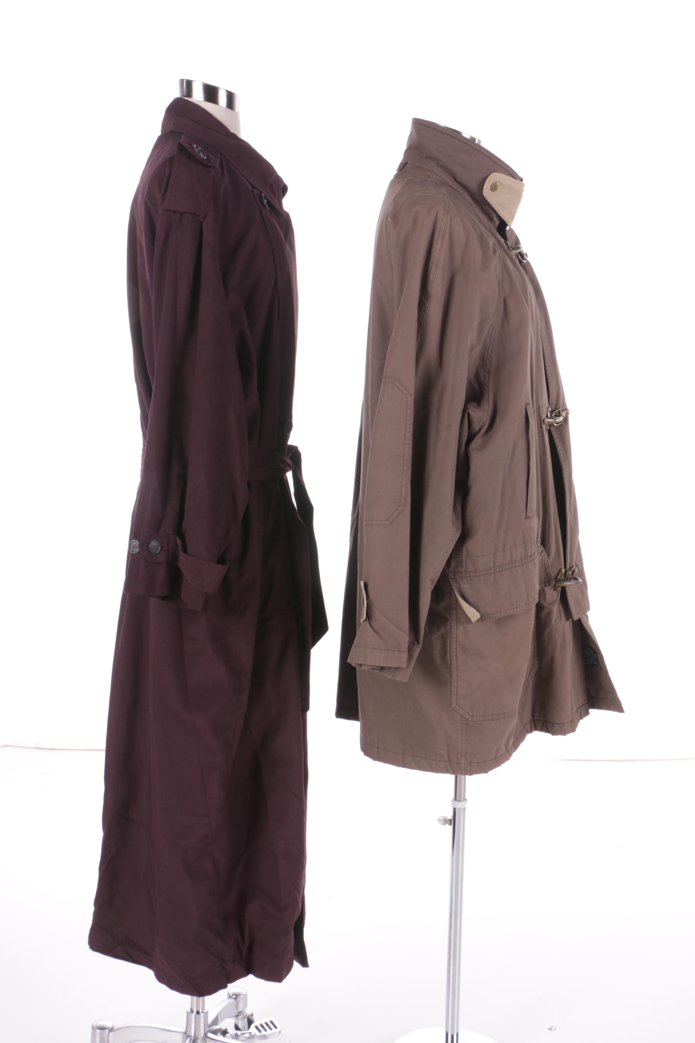 Women's Vintage Trench Coat and KBCO2 Kenneth Bernard Jacket