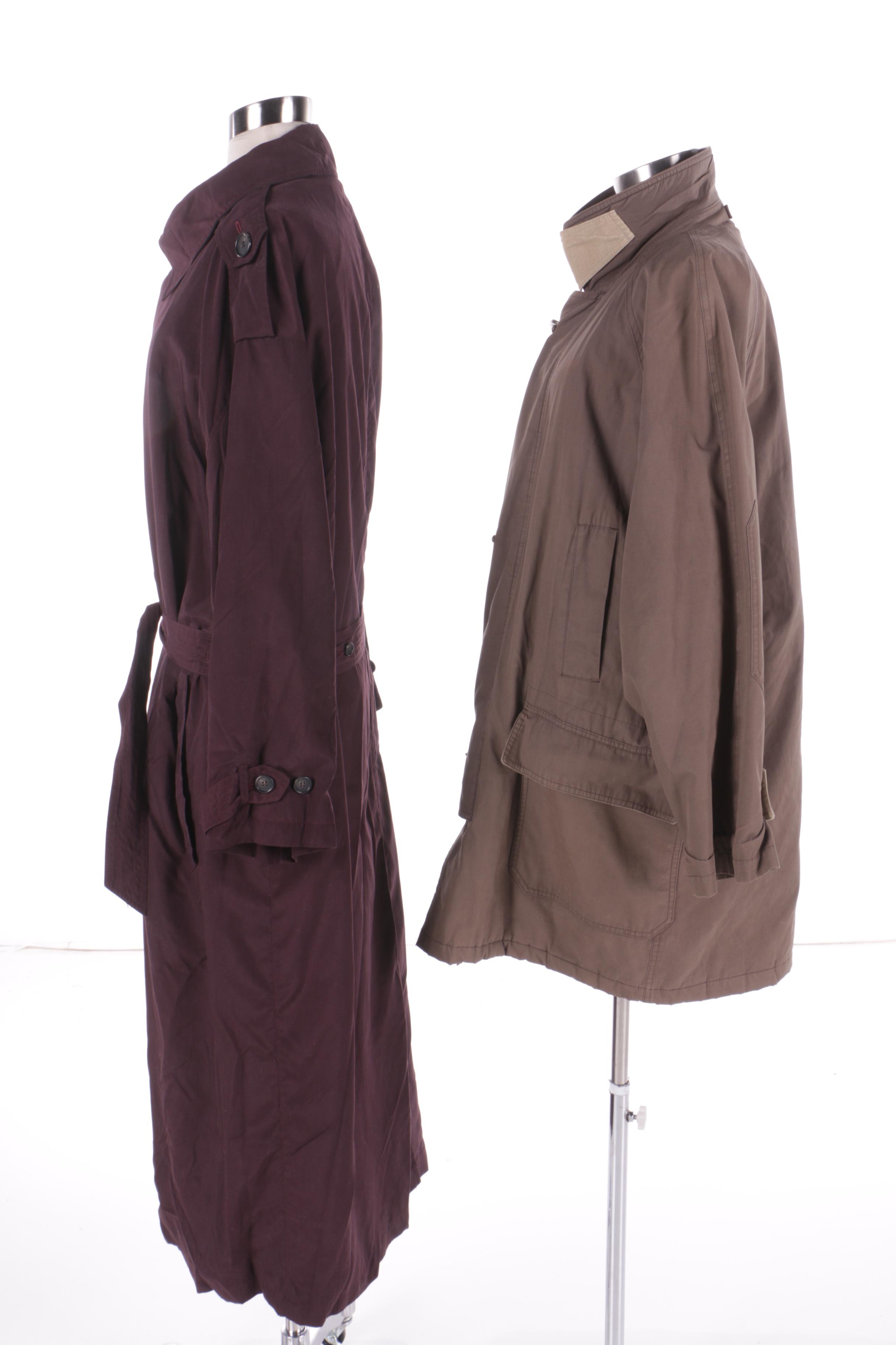 Women's Vintage Trench Coat and KBCO2 Kenneth Bernard Jacket
