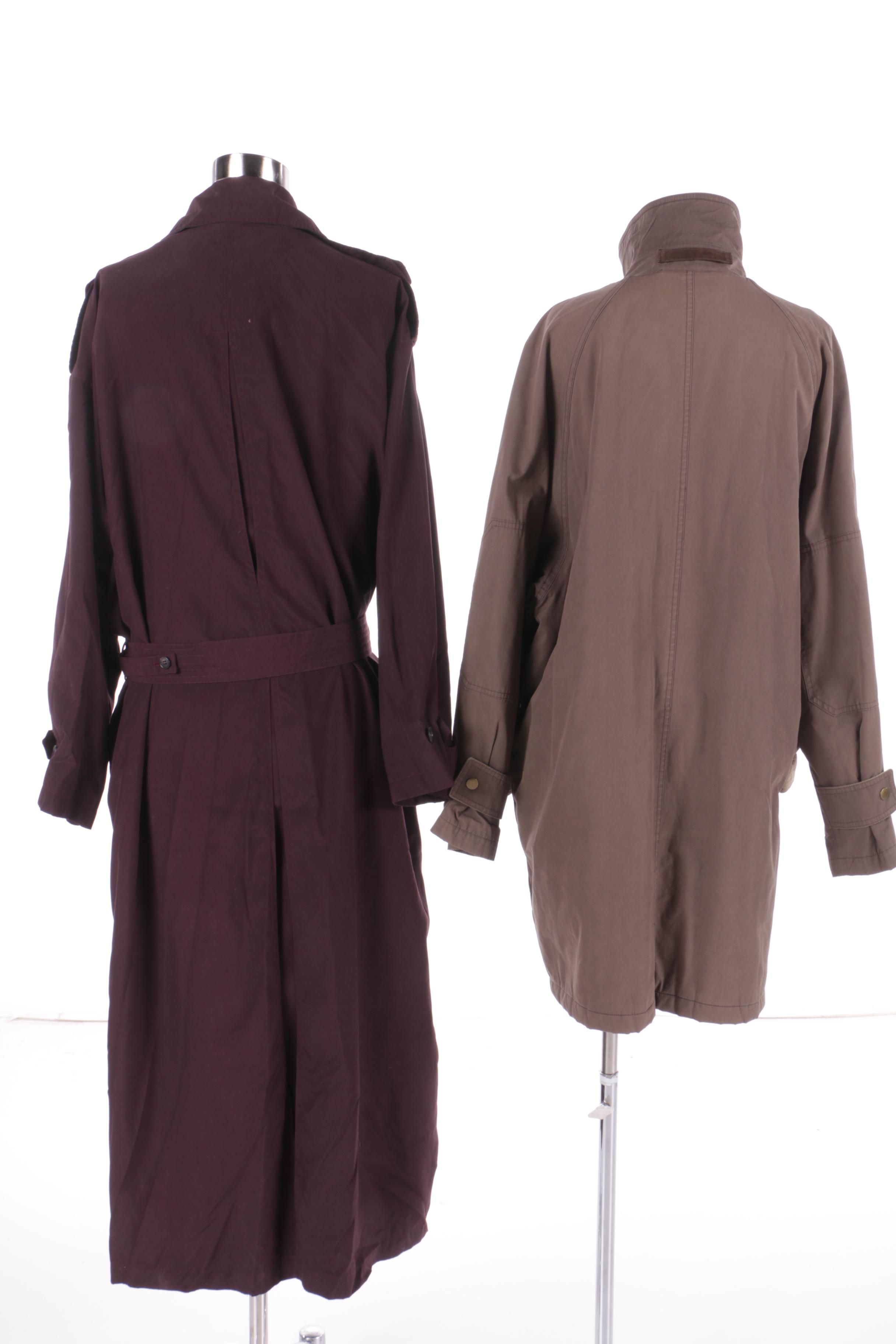 Women's Vintage Trench Coat and KBCO2 Kenneth Bernard Jacket