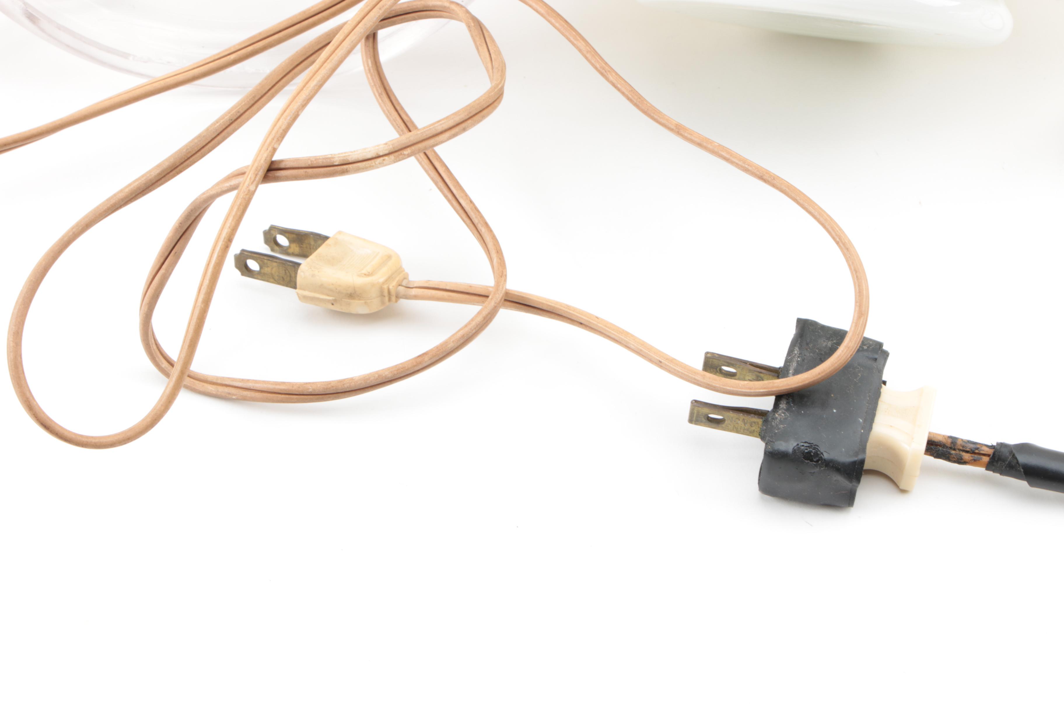 Converted Electric and Oil Lamps