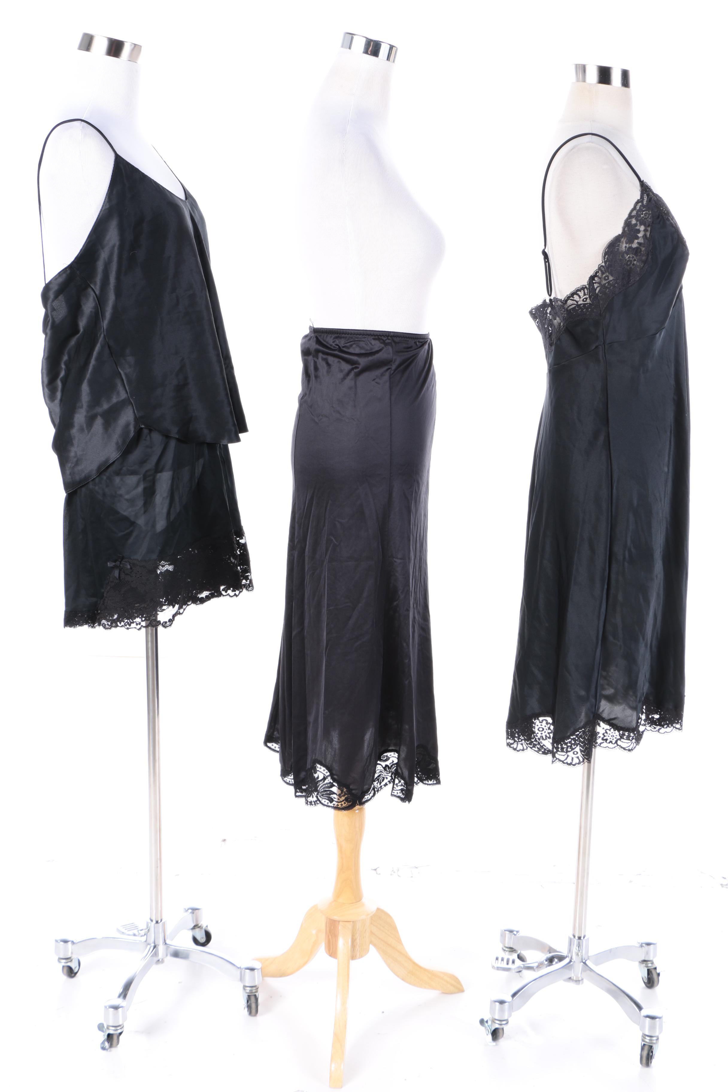 Black Lingerie Including Calvin Klein