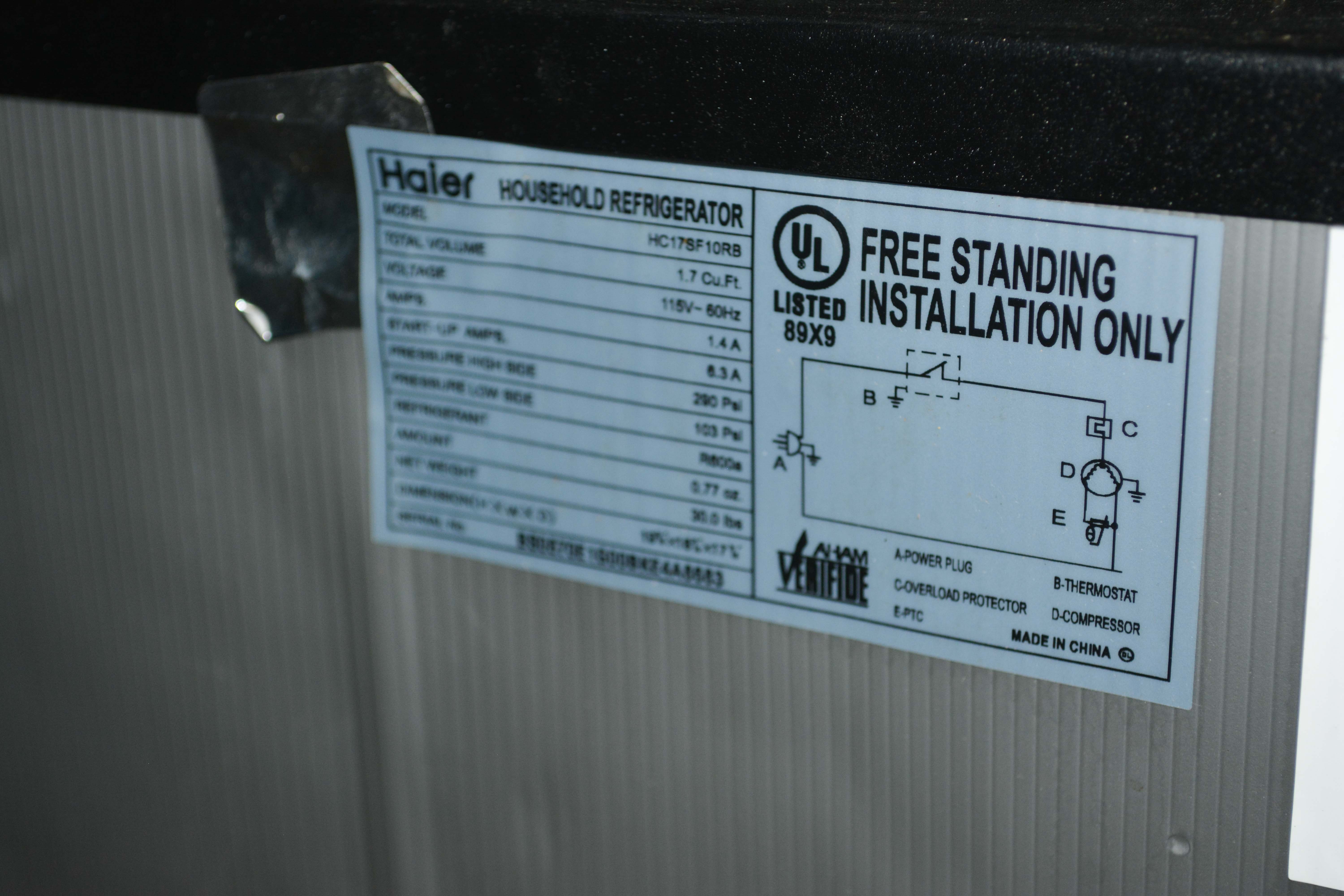 Haier Mini Refrigerator