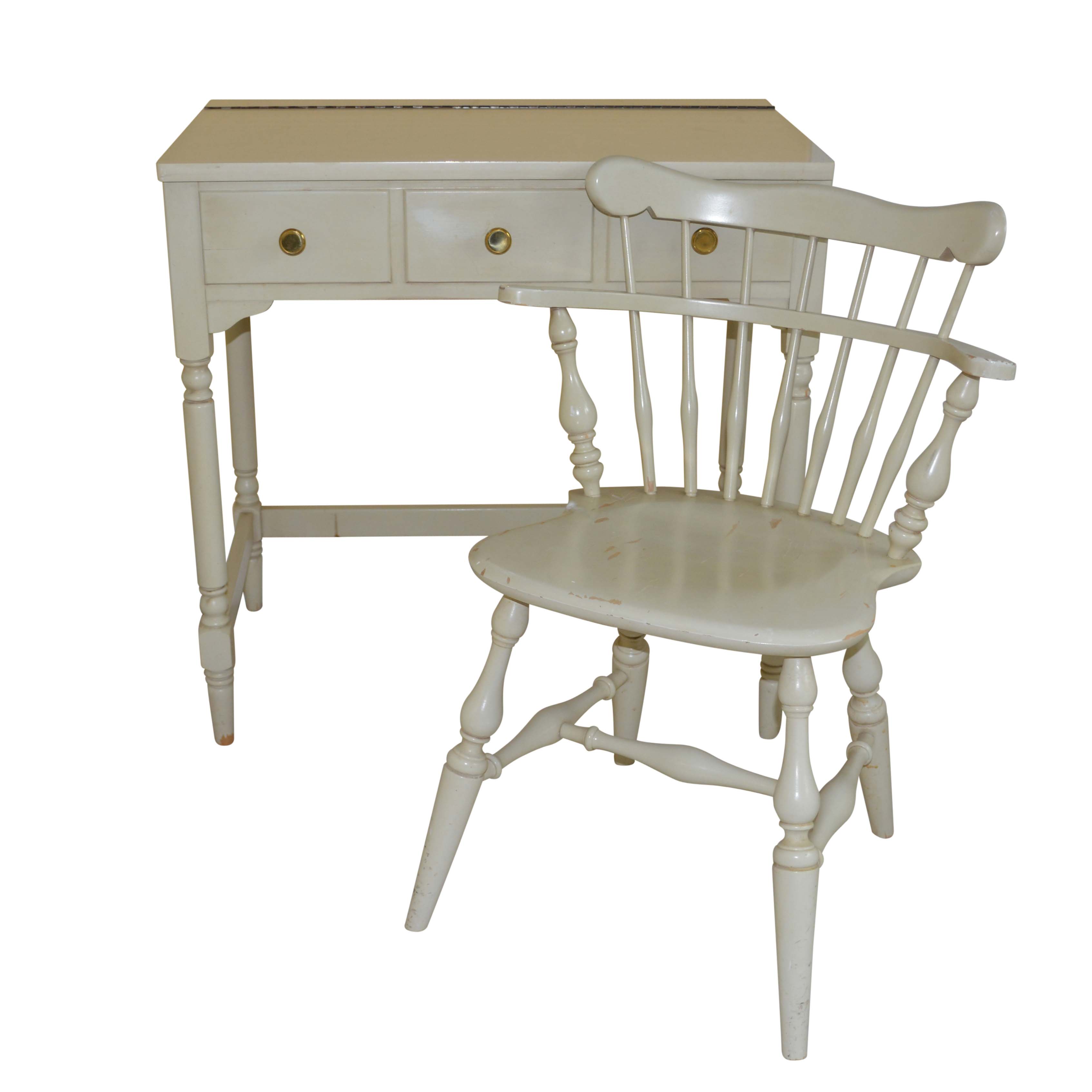 Ethan Allen Vanity Table with Chair