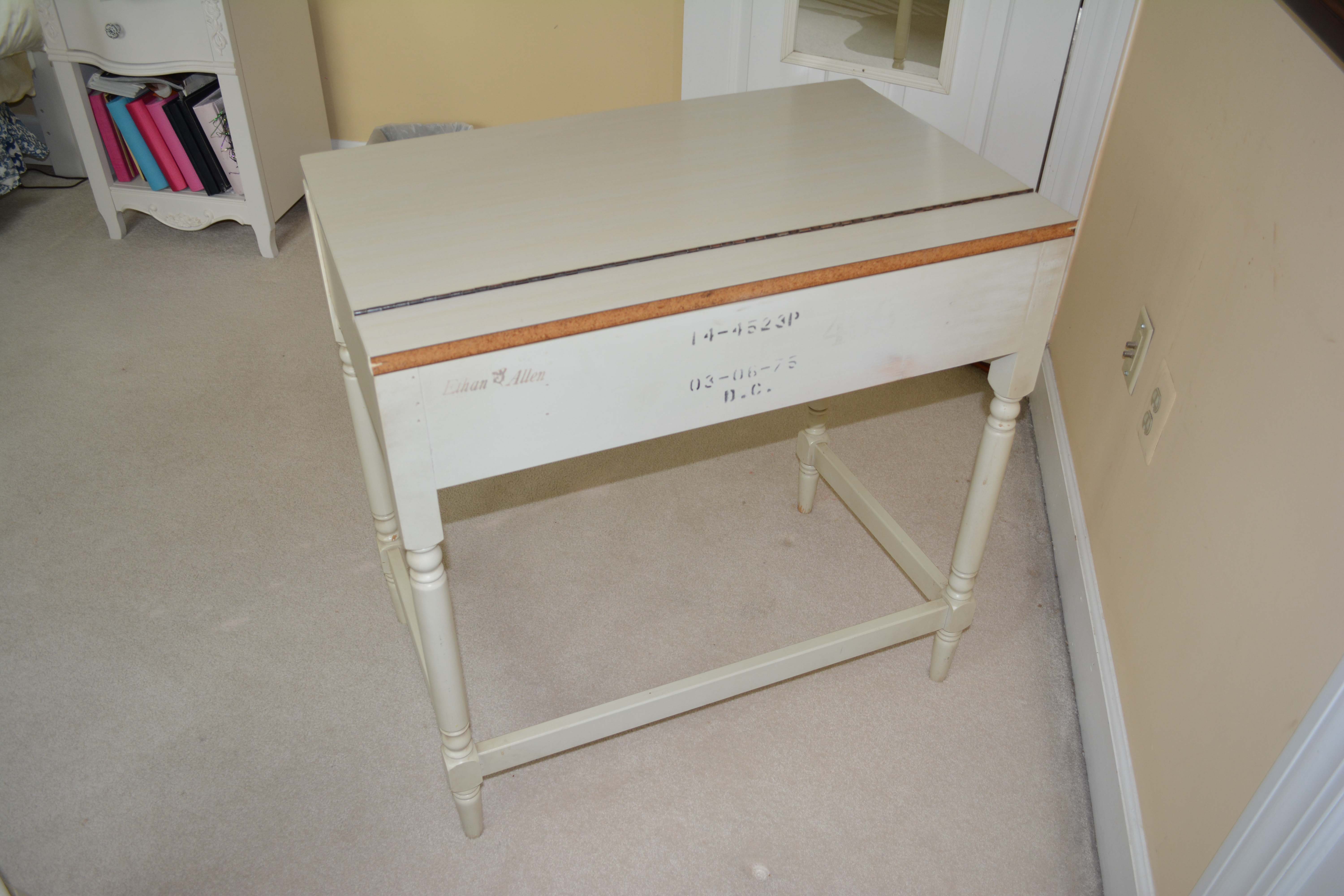 Ethan Allen Vanity Table with Chair