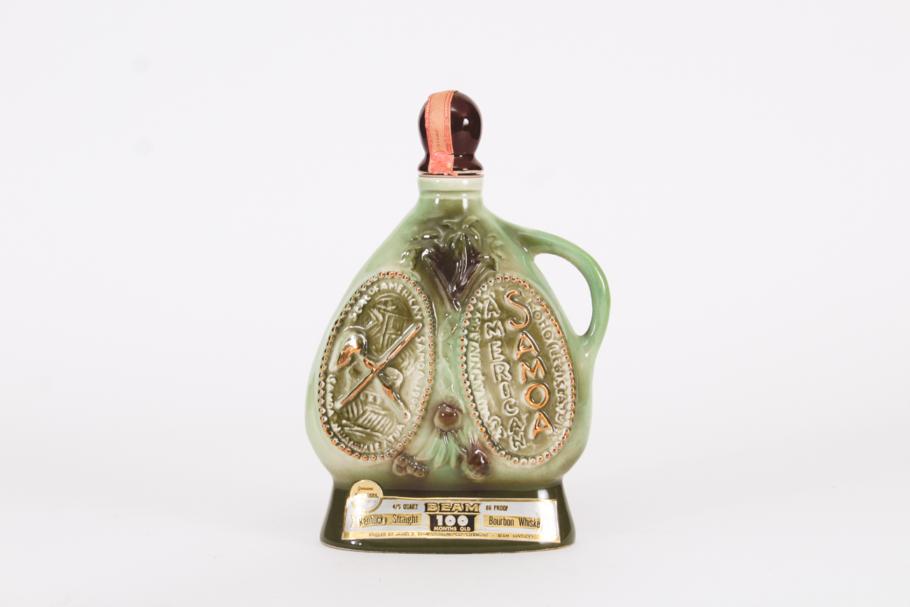 Vintage James Beam Ceramic World Country Decanters