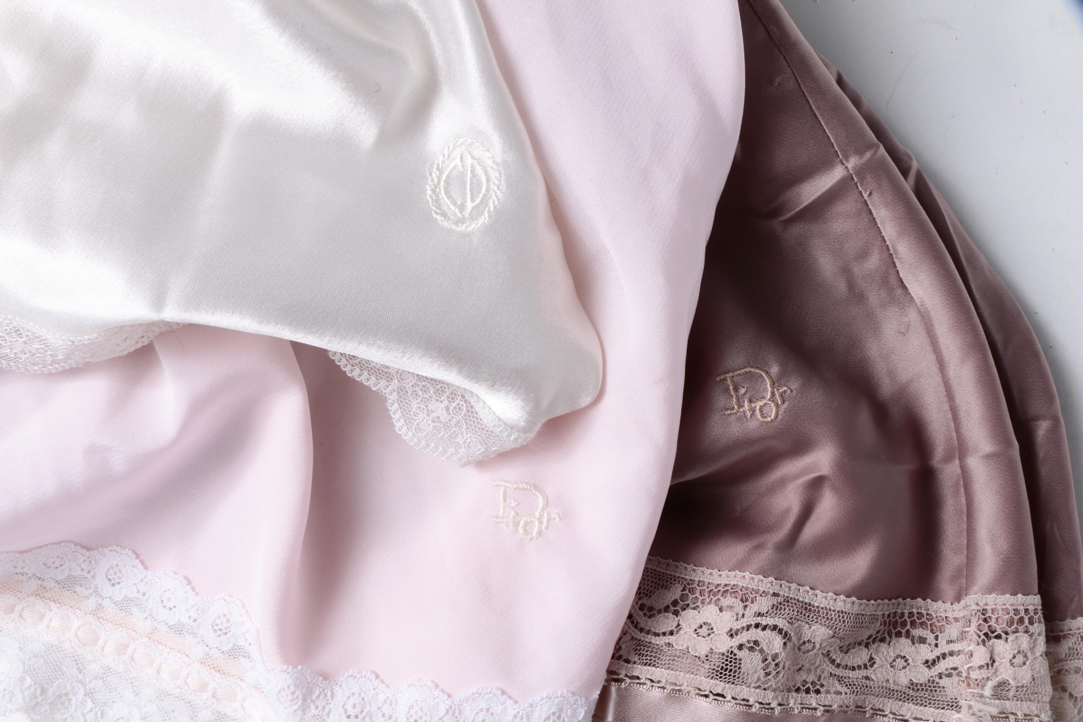 Christian Dior Satin Slip Dress Nightgowns