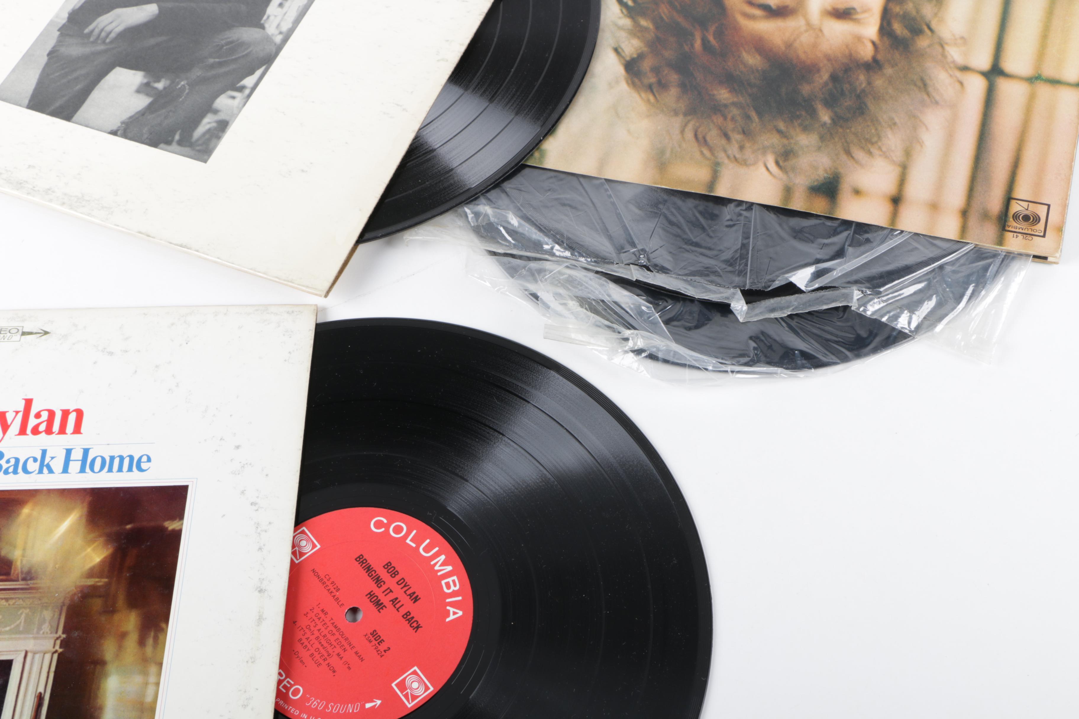 Collectible Bob Dylan Records Including First Self Titled LP