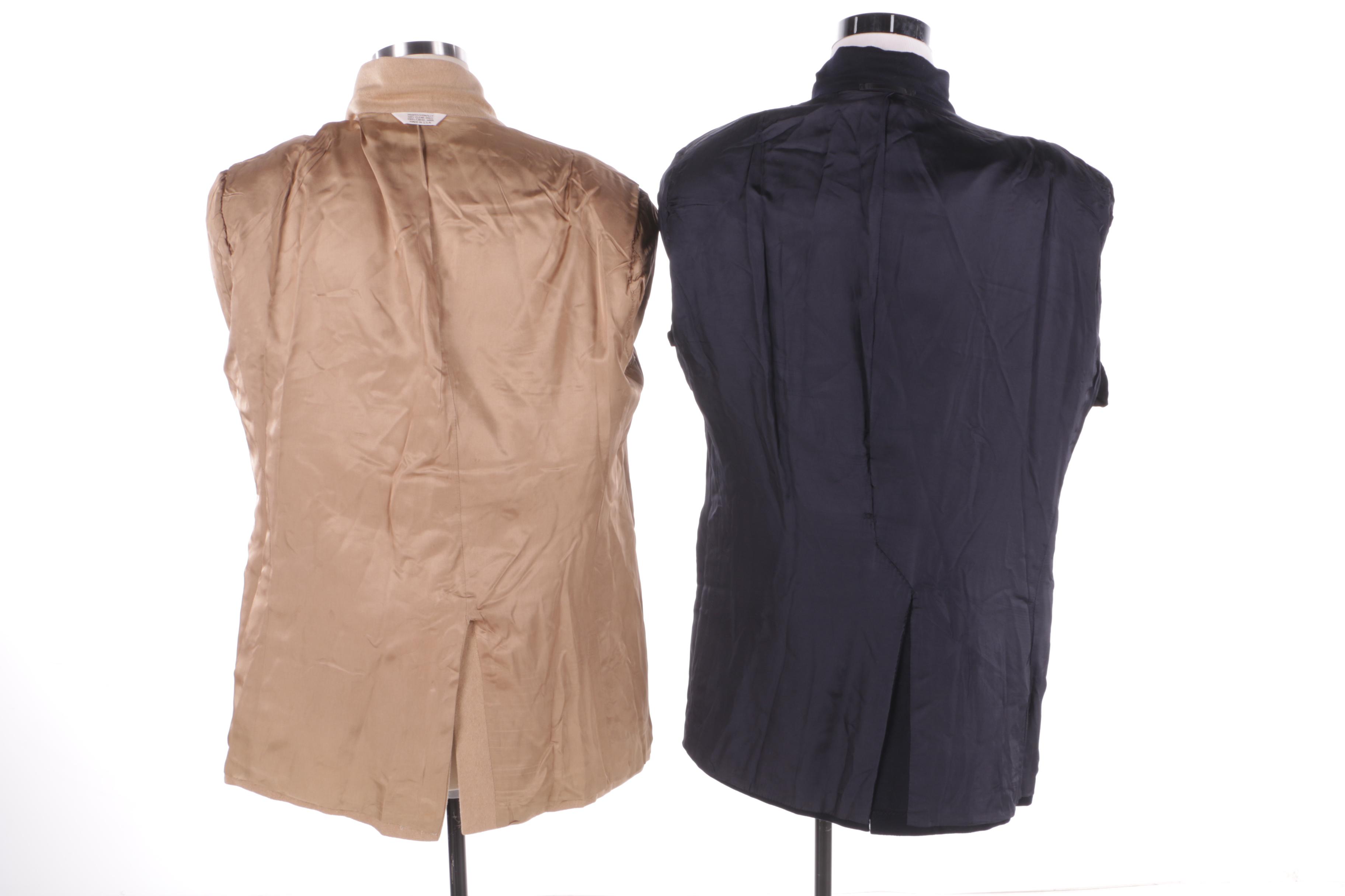 Men's Charles Klein Camel Hair and Chester Barrie Cashmere Wool Jackets