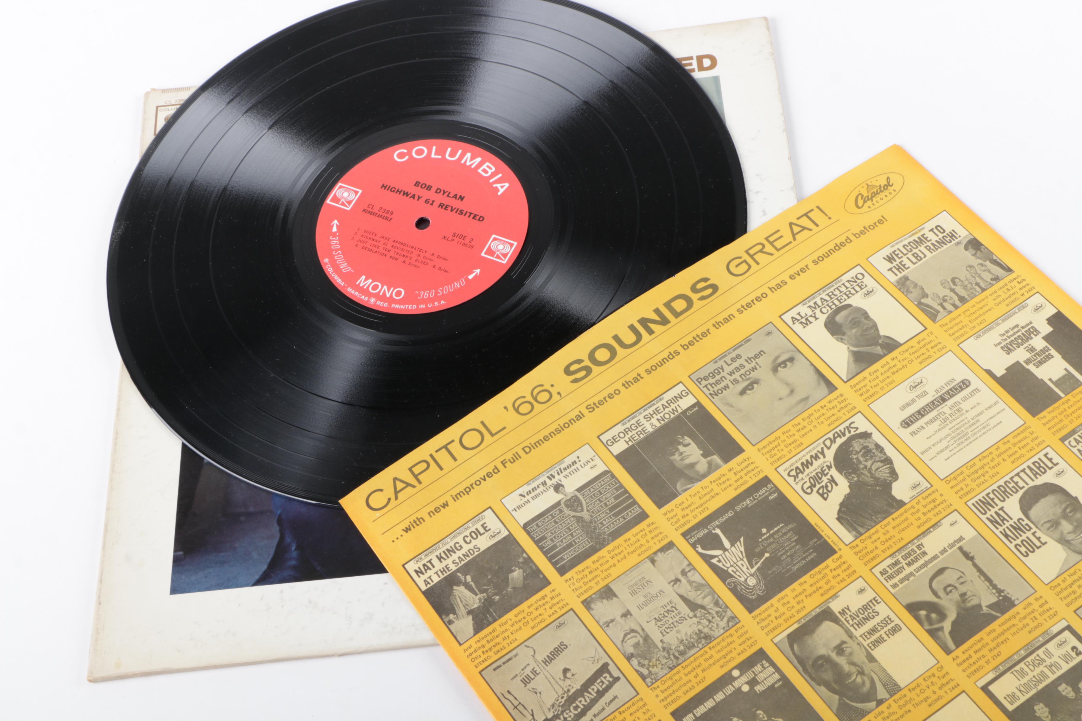 Collectible Bob Dylan Records Including First Self Titled LP