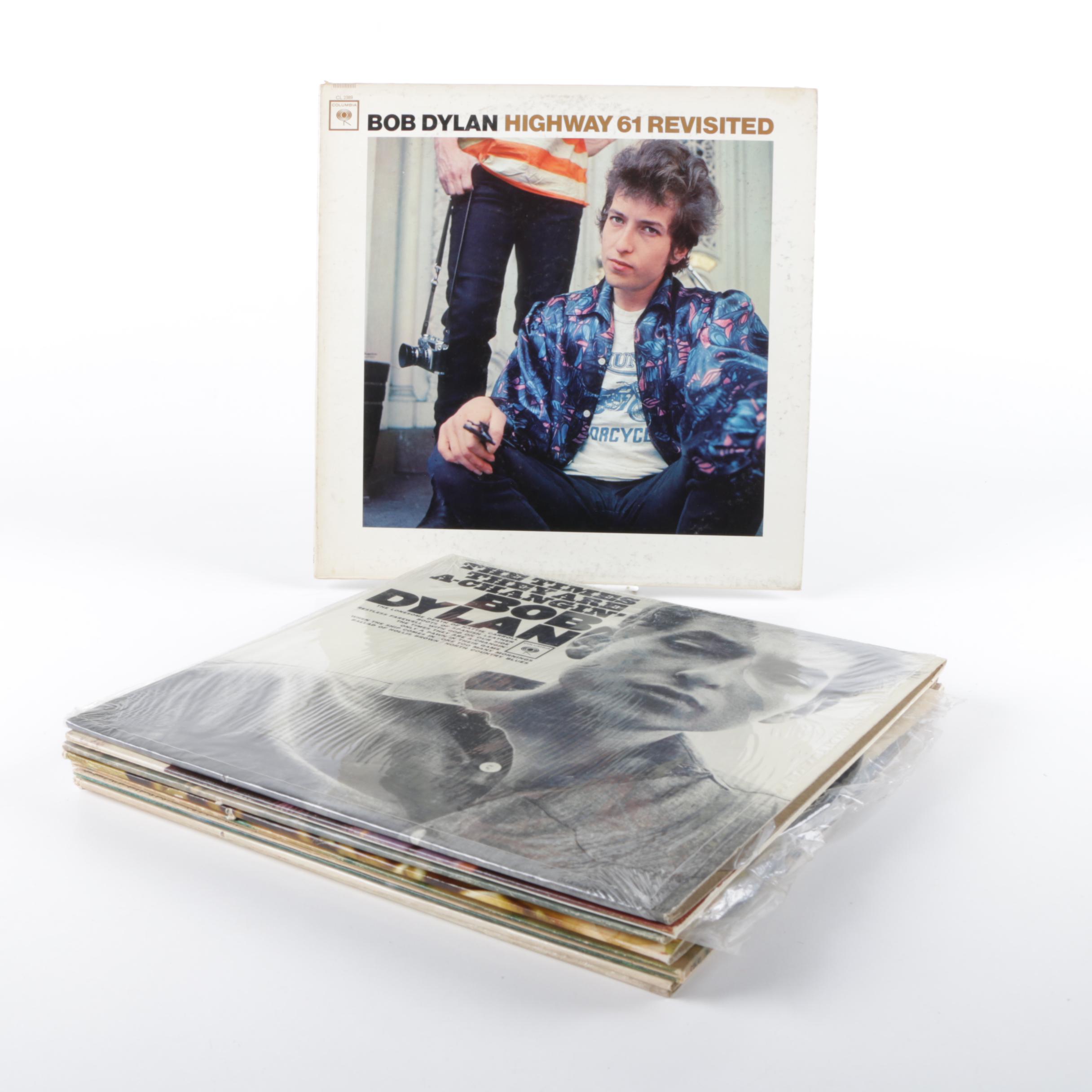 Collectible Bob Dylan Records Including First Self Titled LP