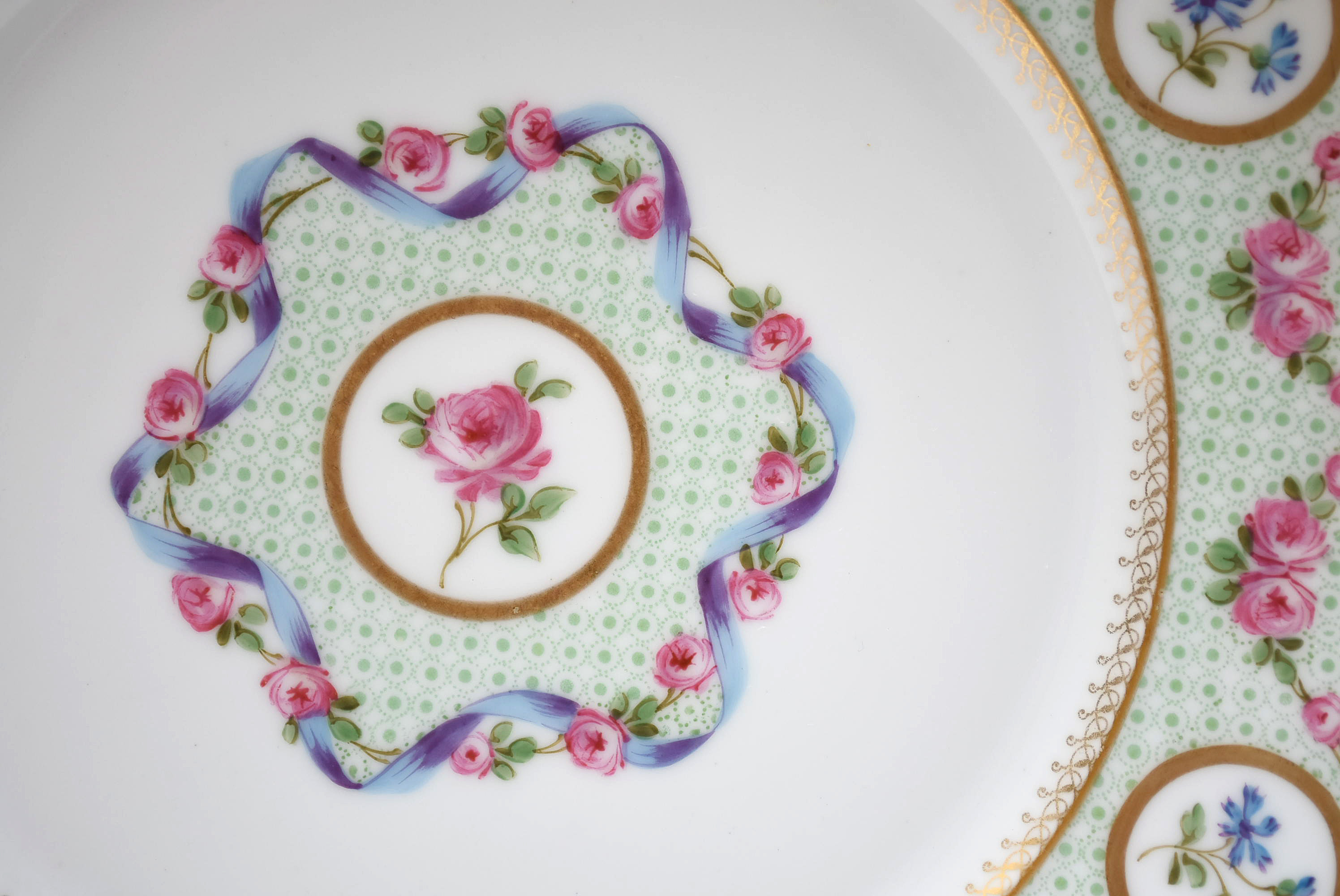 Set Of Eleven Limoges Plates