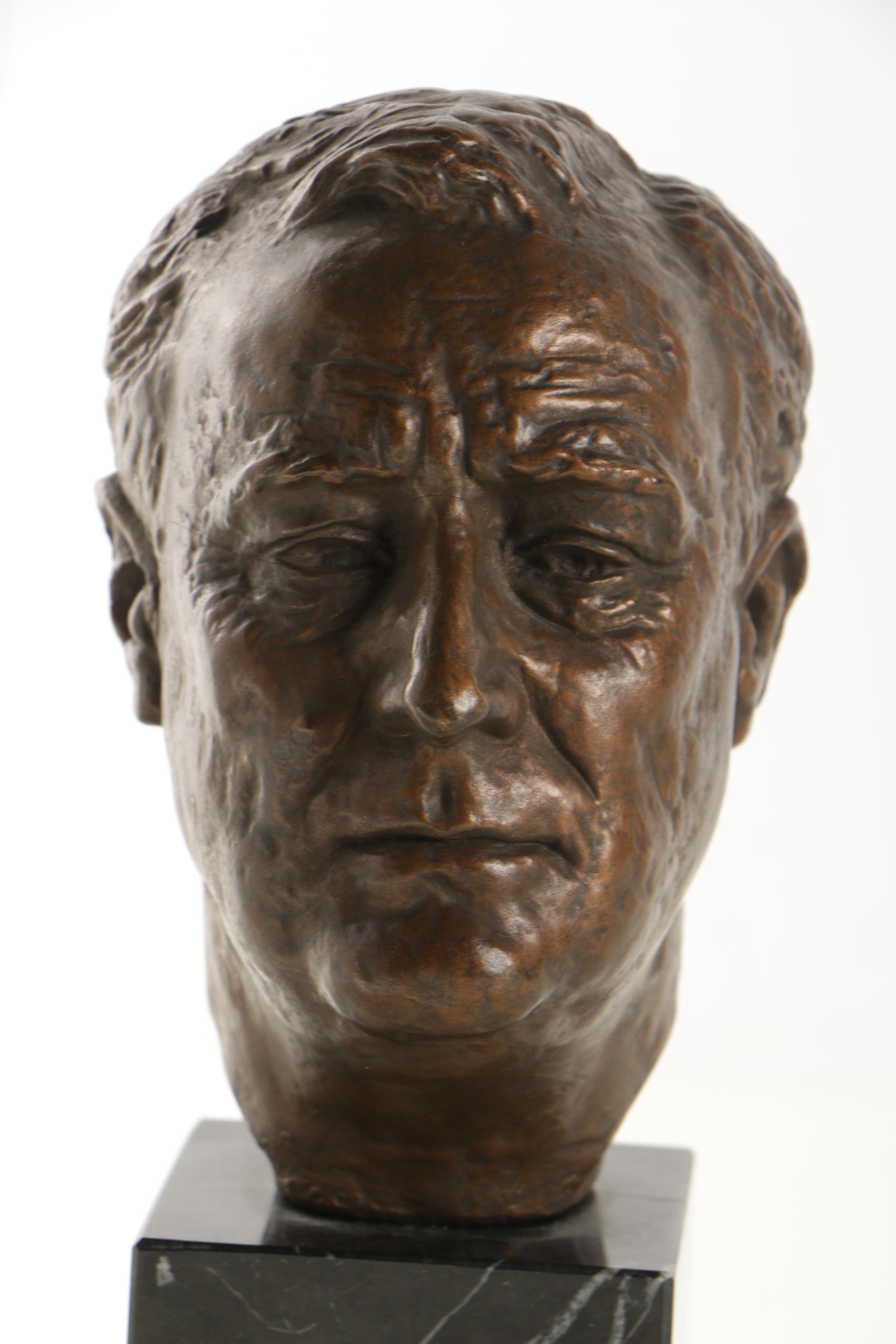 Reproduction Bust of FDR After Jo Davidson