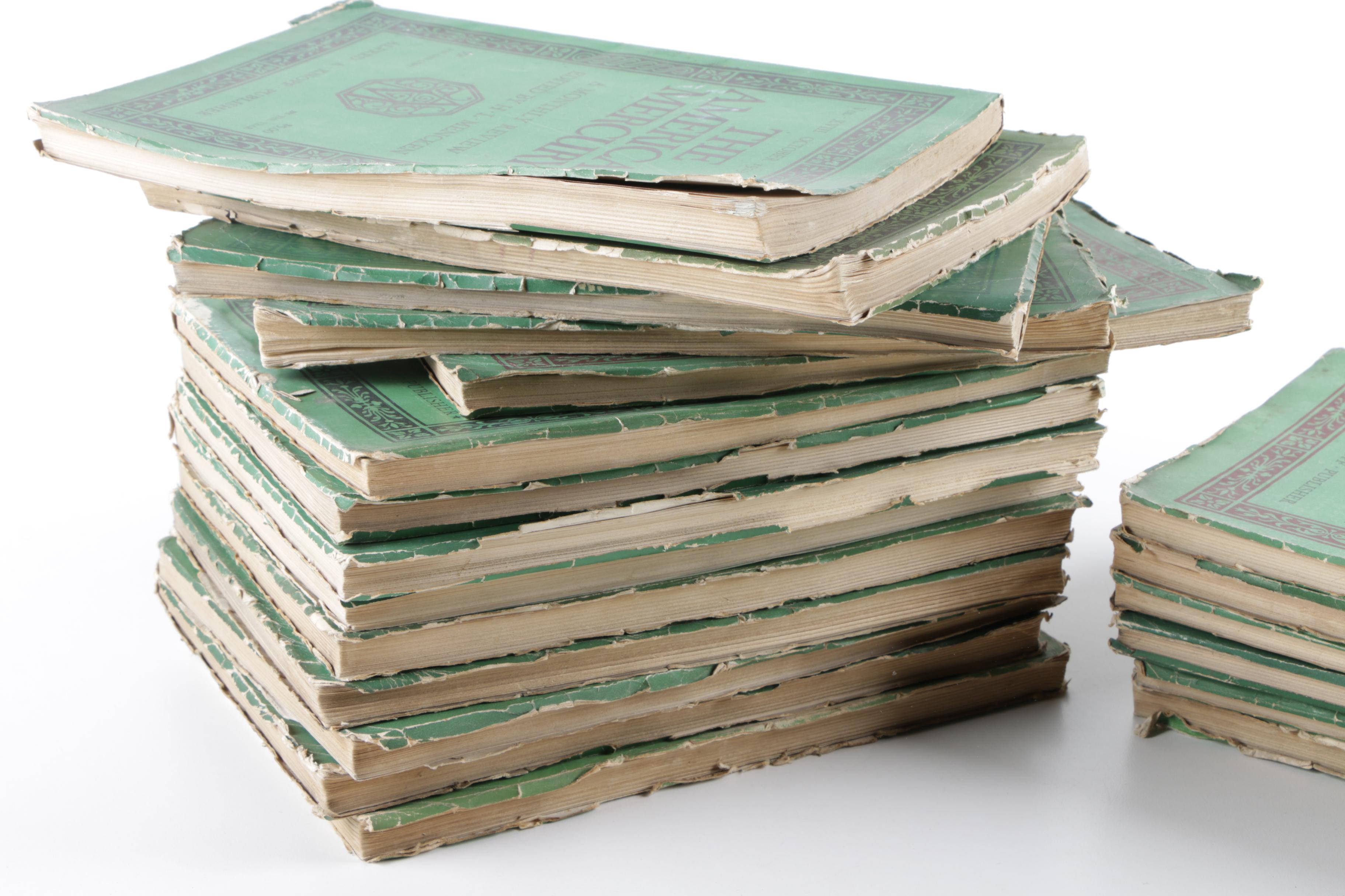 1920s Issues of "The American Mercury" Including 1926 Volumes