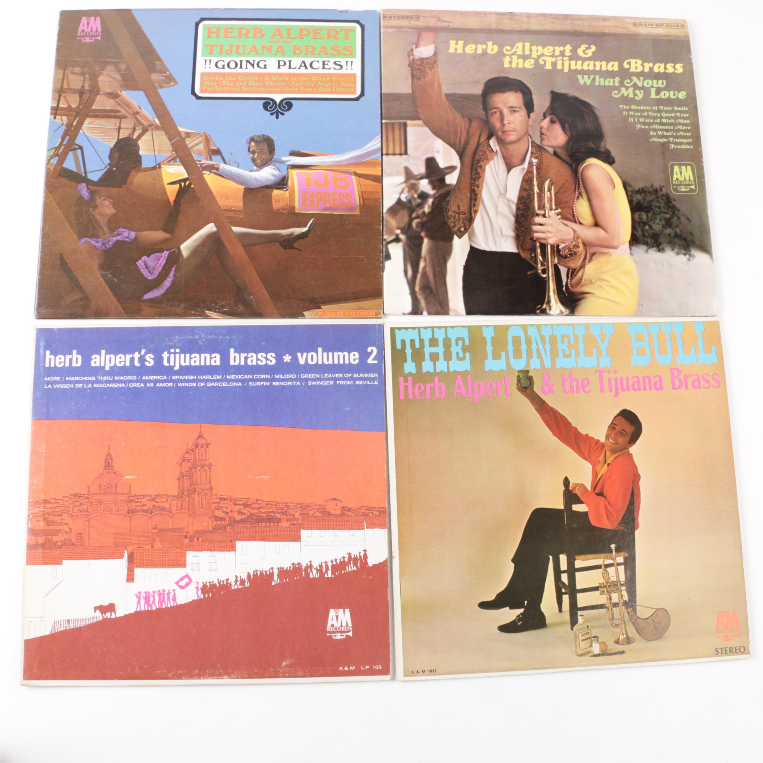 Latin Music Records Including Herb Alpert, Trini Lopez, Carlos Montoya