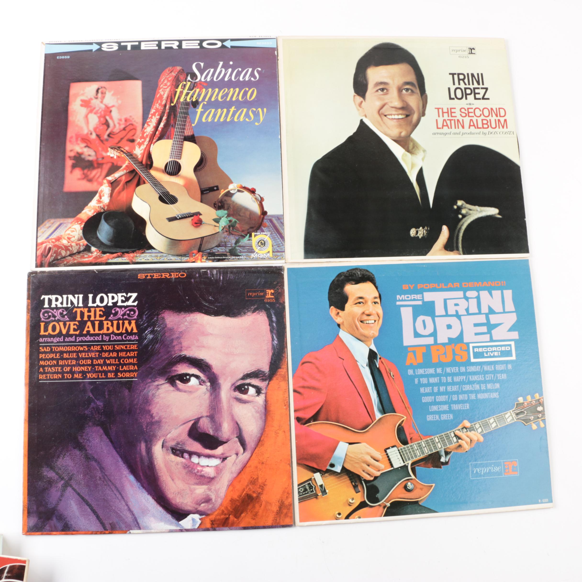 Latin Music Records Including Herb Alpert, Trini Lopez, Carlos Montoya