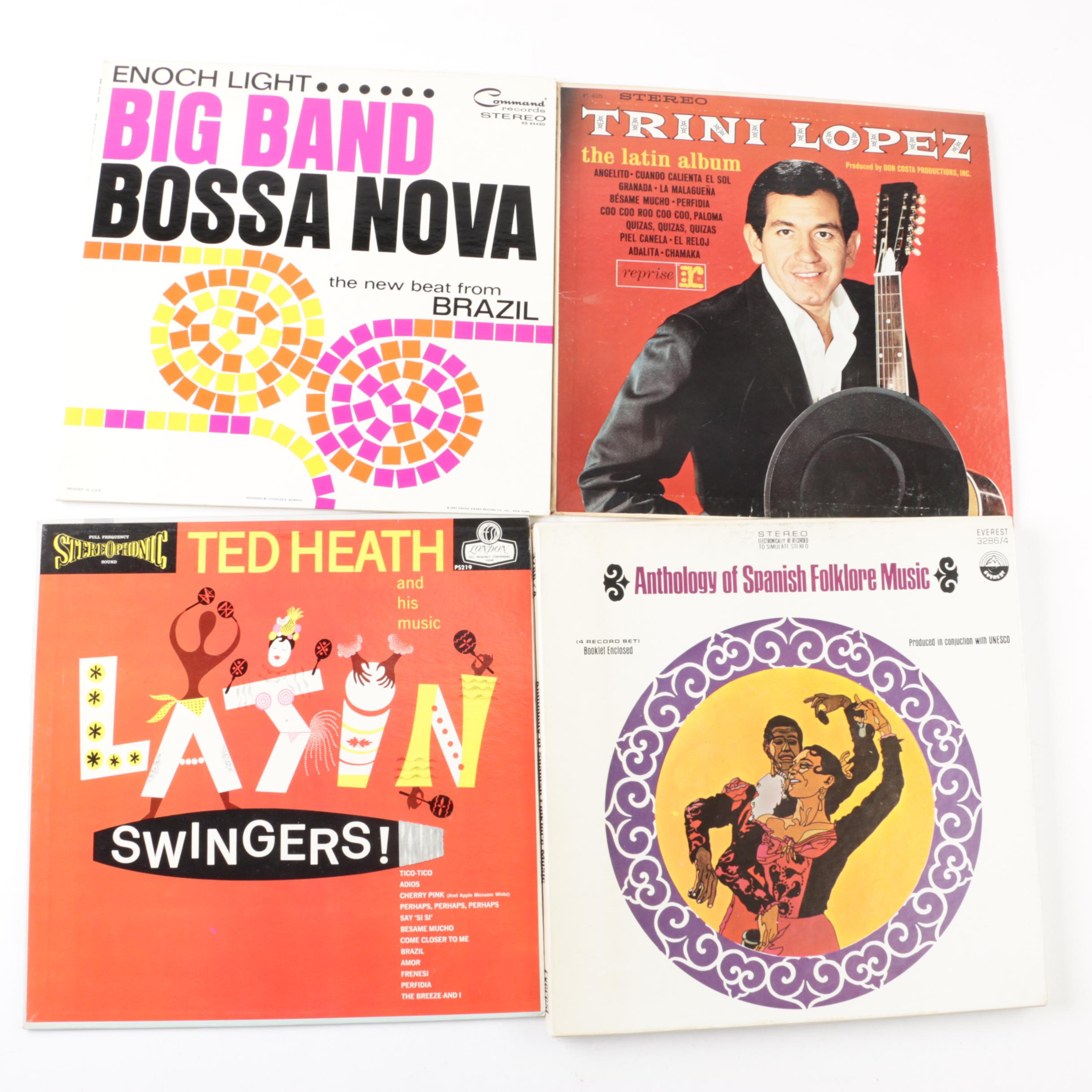 Latin Music Records Including Herb Alpert, Trini Lopez, Carlos Montoya