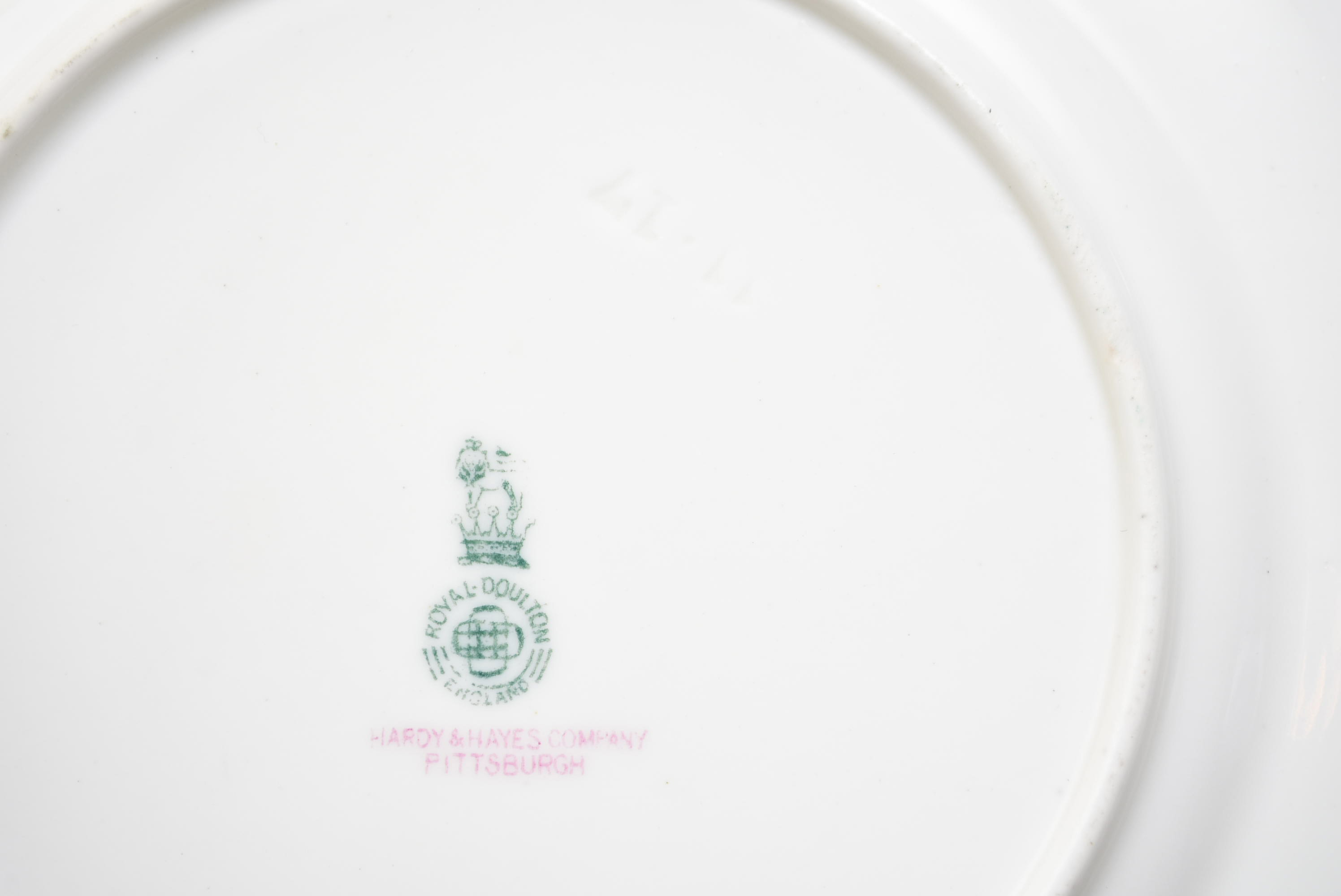 Gold and White China