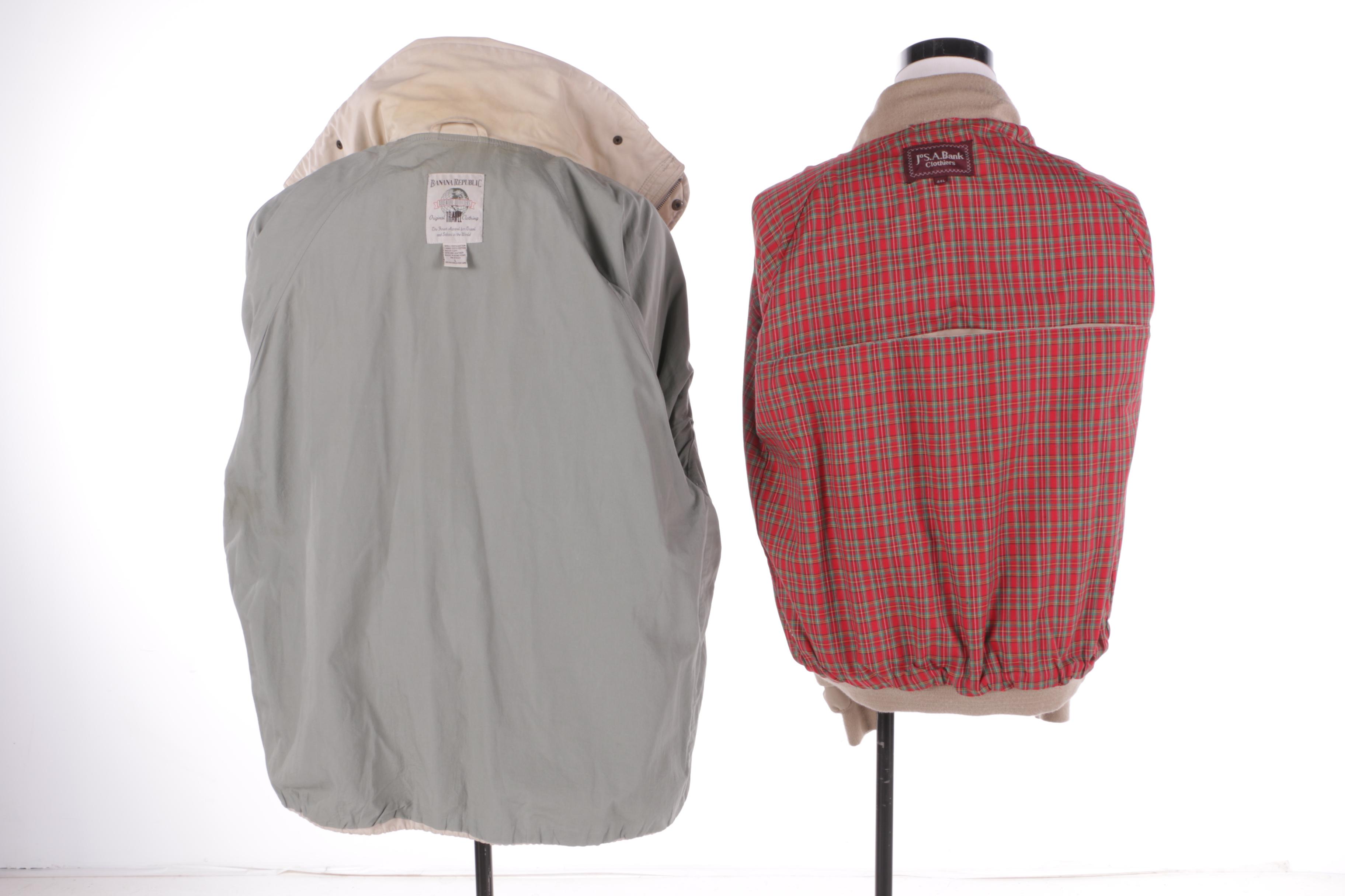 Men's Vintage Jos. A. Bank and Banana Republic Adventure Outfitters Jackets