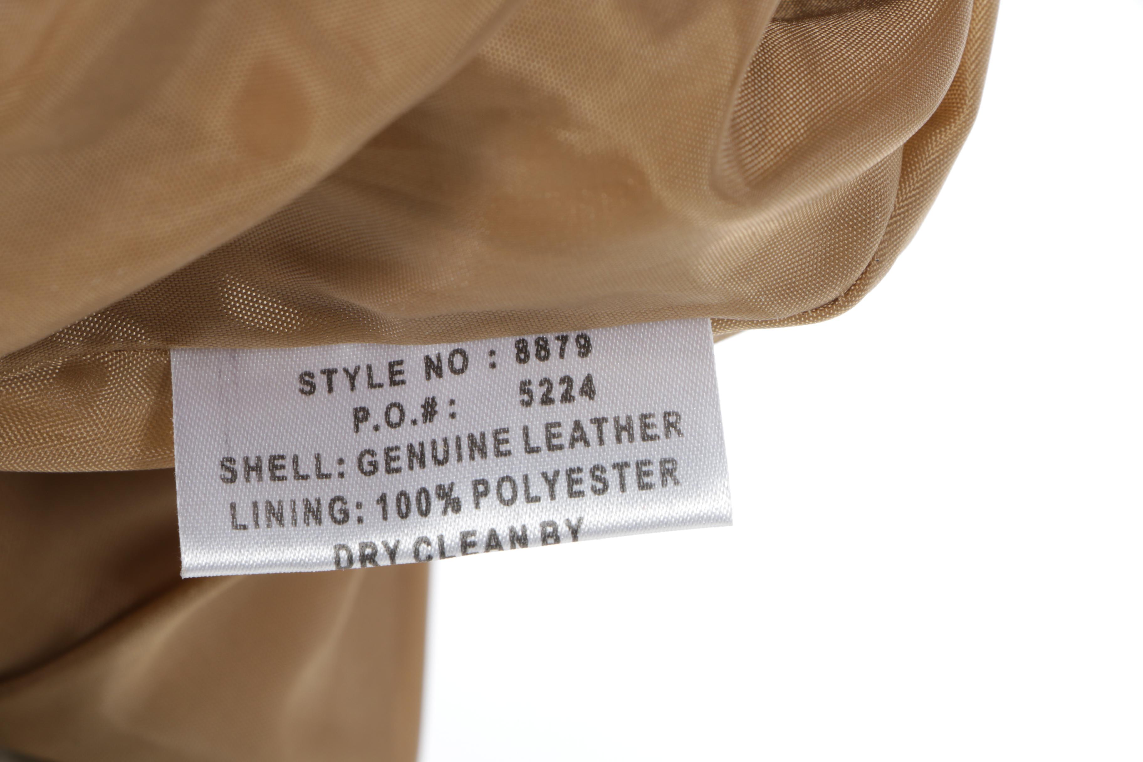 Vintage Margaret Godfrey Tan Suede Skirt with Waist Belt