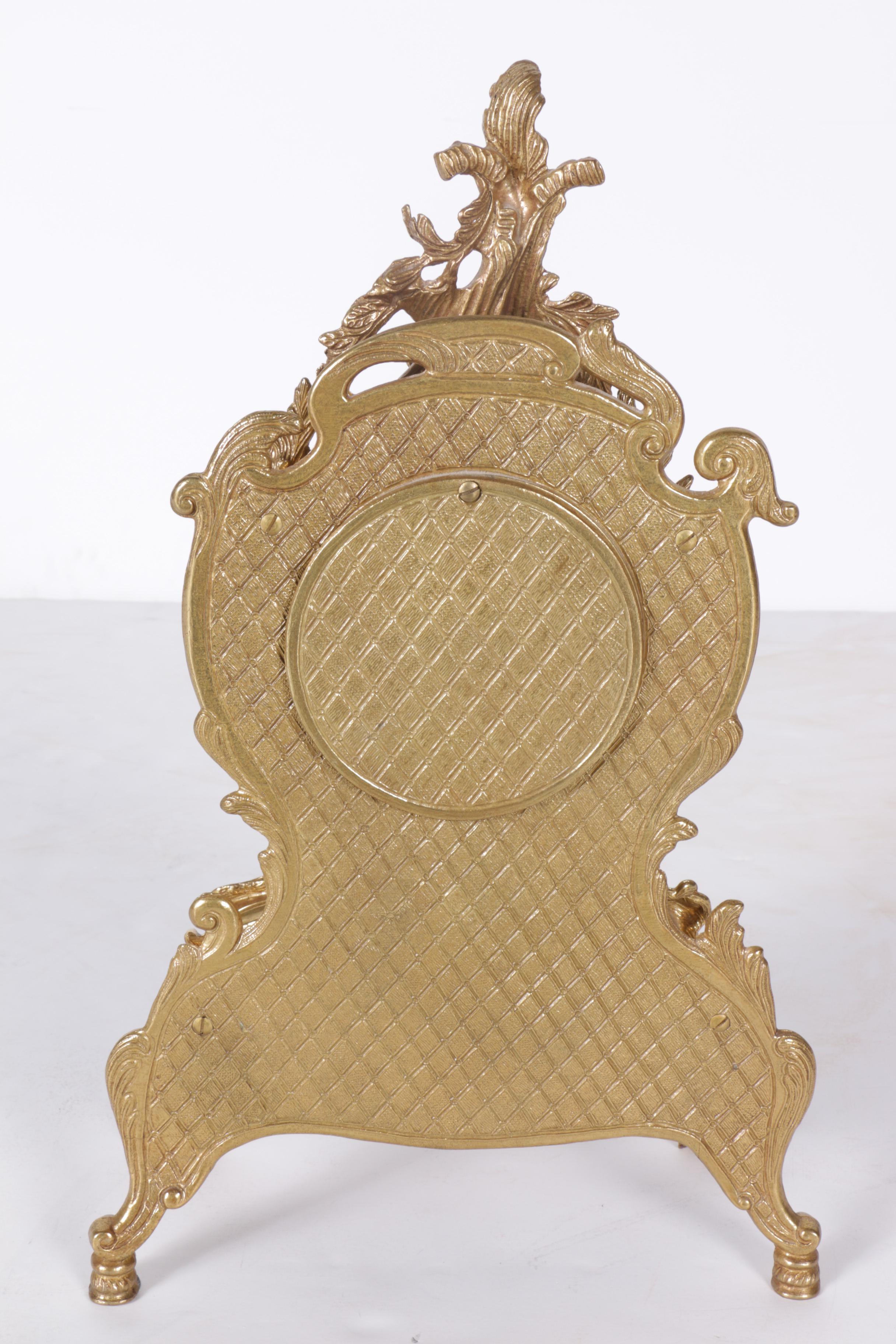 Brass Brevettato Mantel Clock by Imperial