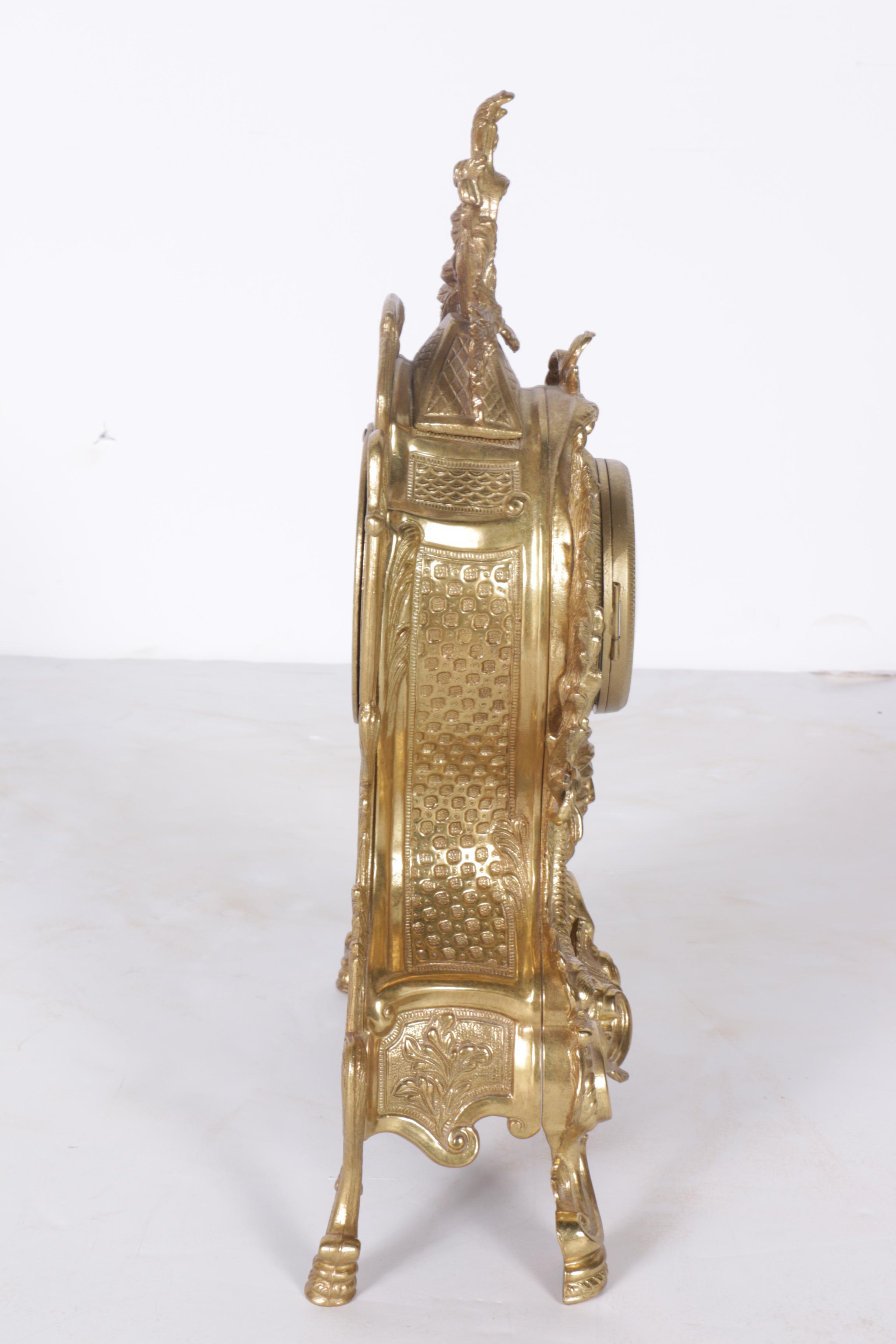 Brass Brevettato Mantel Clock by Imperial