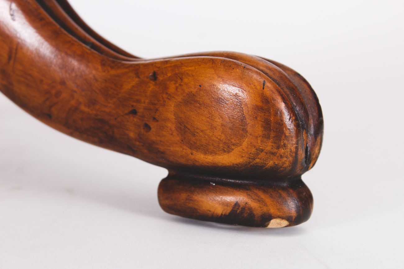 Mid Century Heritage Round Wood Lamp Table