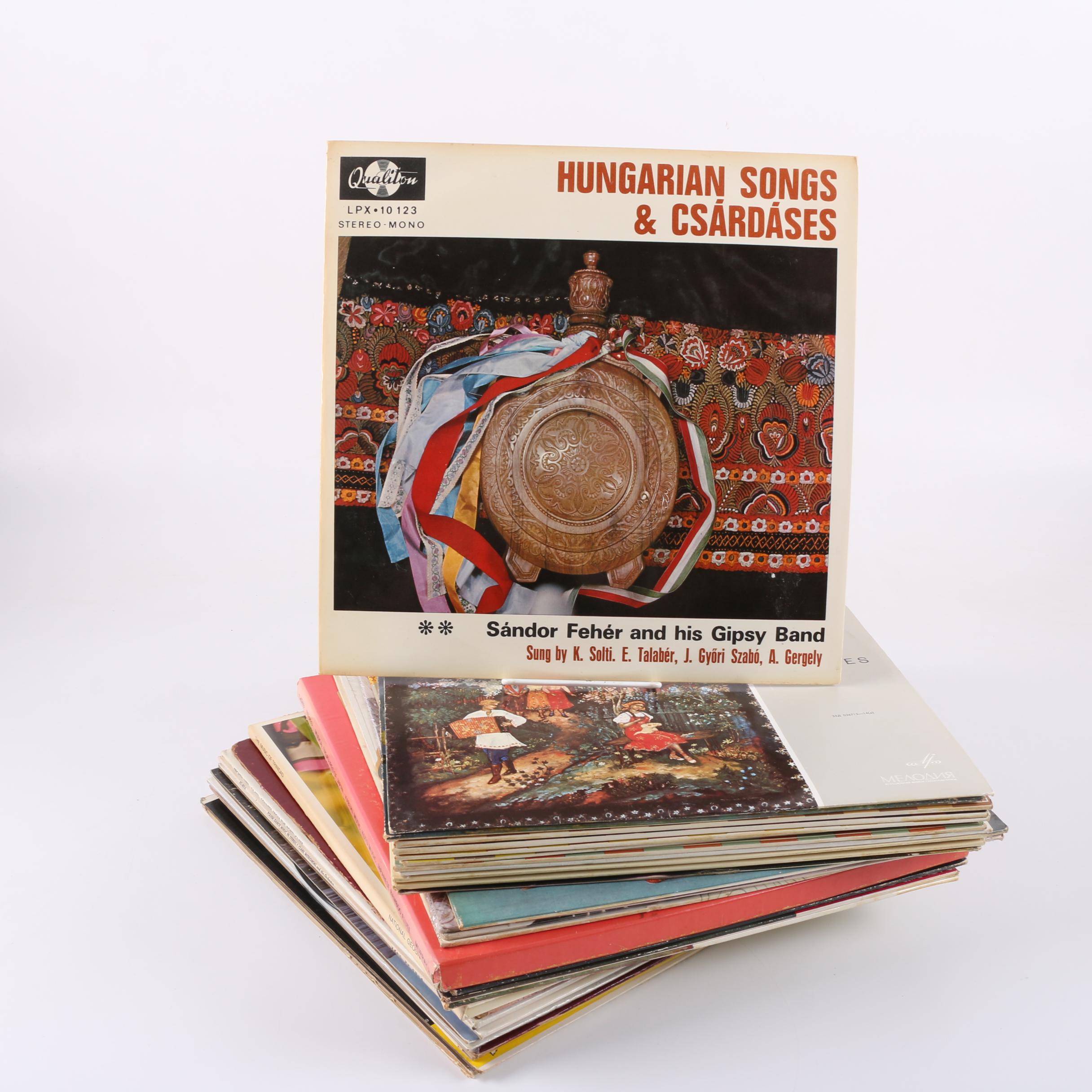 Moondog, The Pennywhistlers and Other Vintage Worldly Music LPs