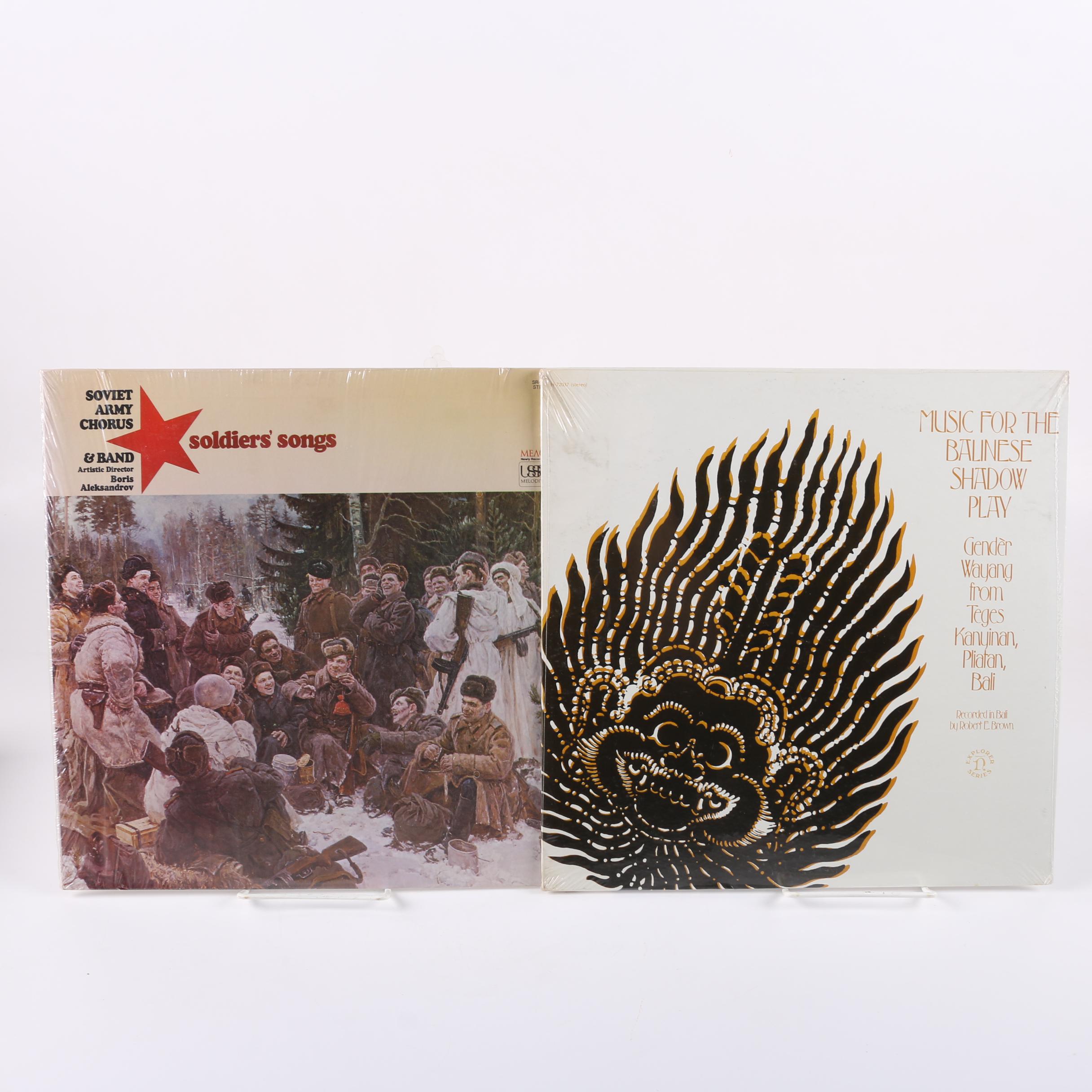 Moondog, The Pennywhistlers and Other Vintage Worldly Music LPs