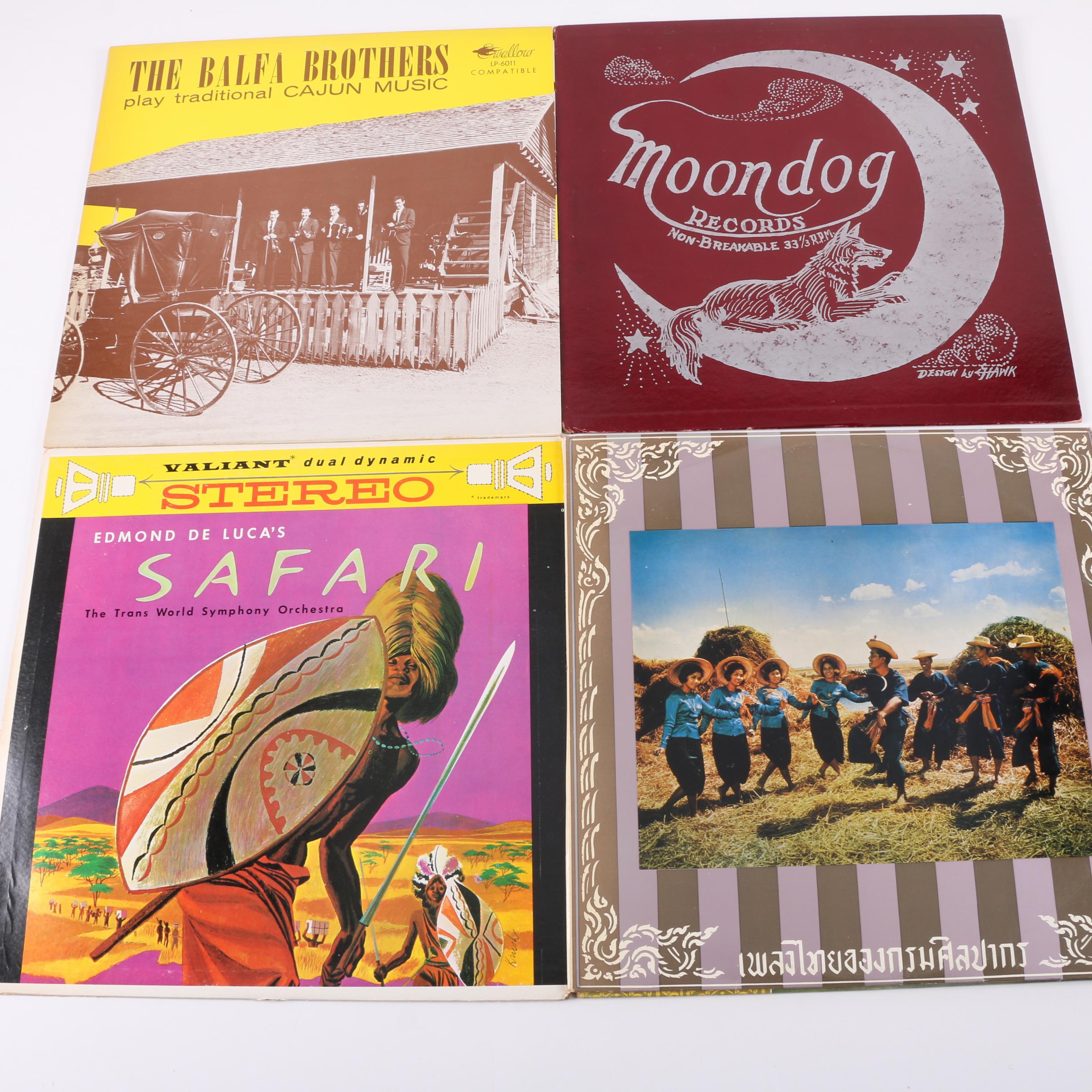 Moondog, The Pennywhistlers and Other Vintage Worldly Music LPs