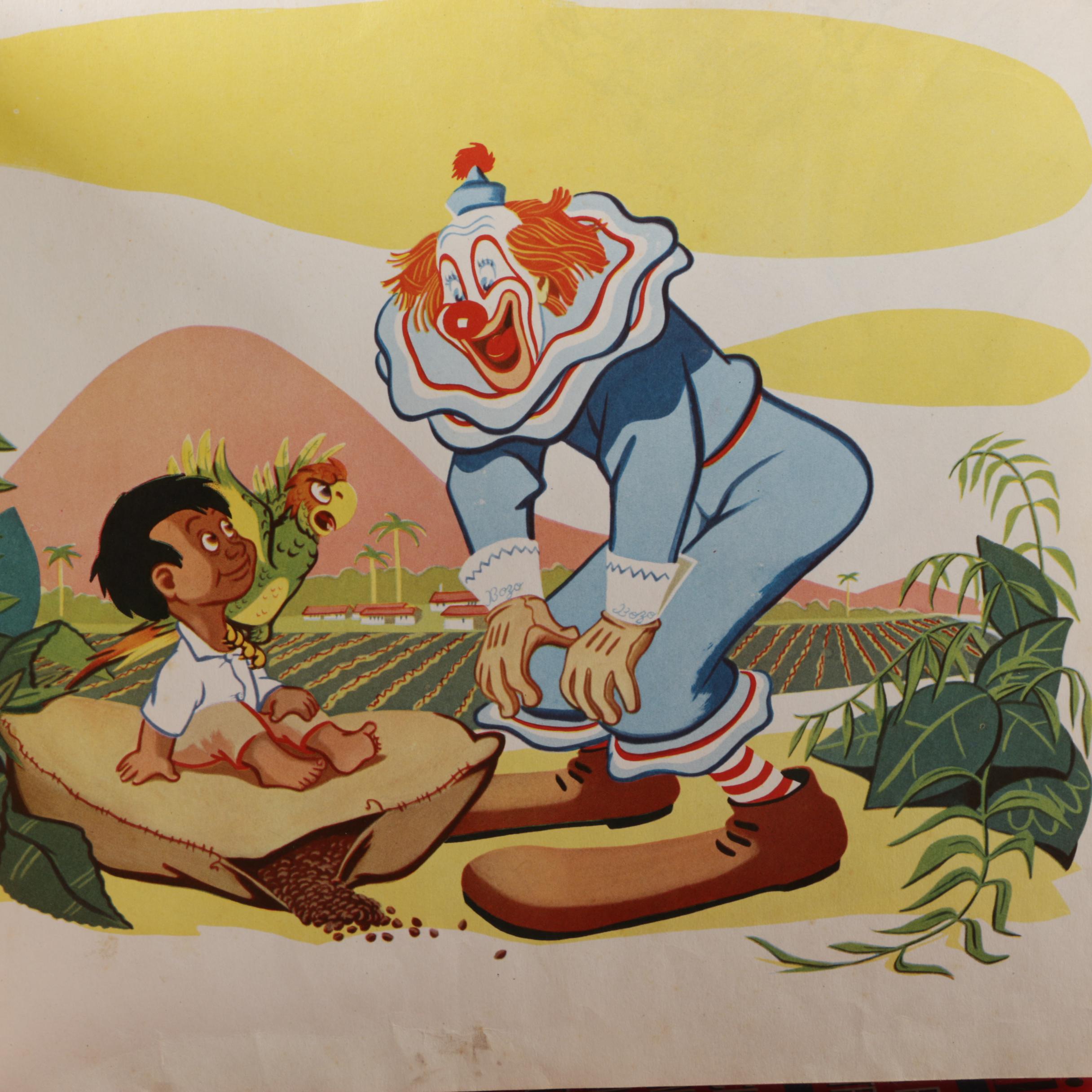 Vintage Children's and Christmas Records Including Bing Crosby, Bozo the Clown