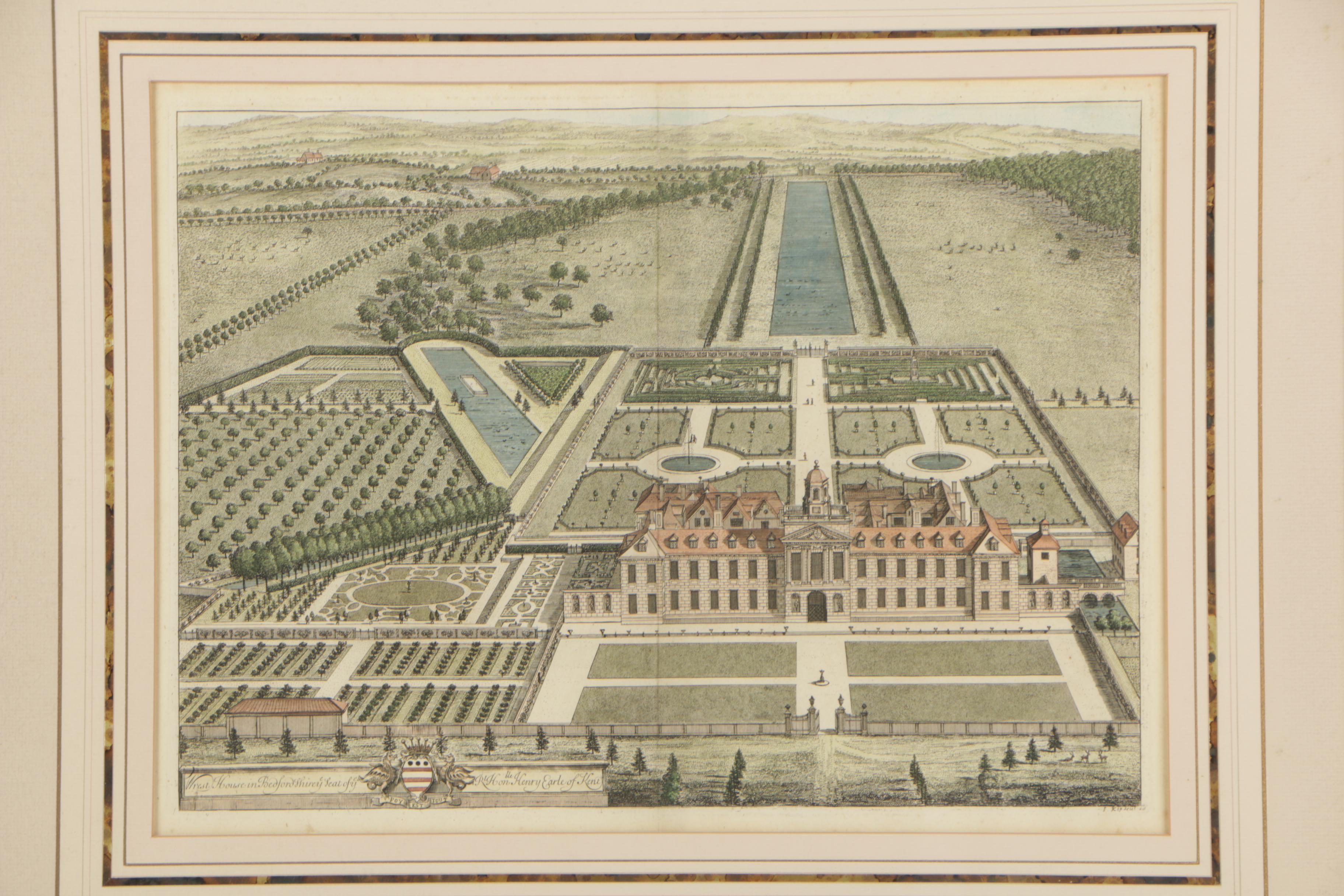 Jan Kip Engraving "Wrest House in Bedfordshirey Seat of Rt. Honble. Henry Earle"