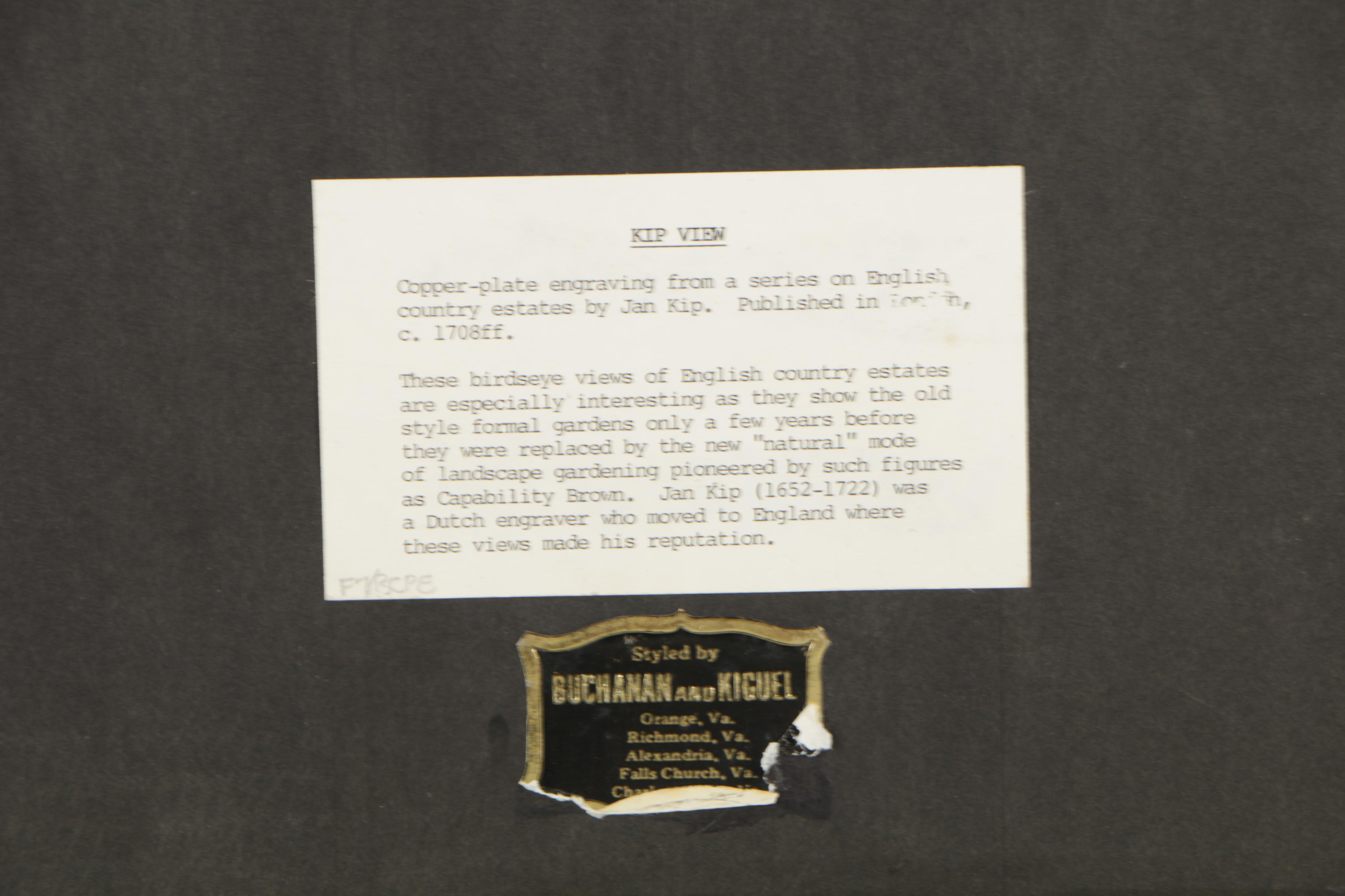 Jan Kip Engraving "Wrest House in Bedfordshirey Seat of Rt. Honble. Henry Earle"