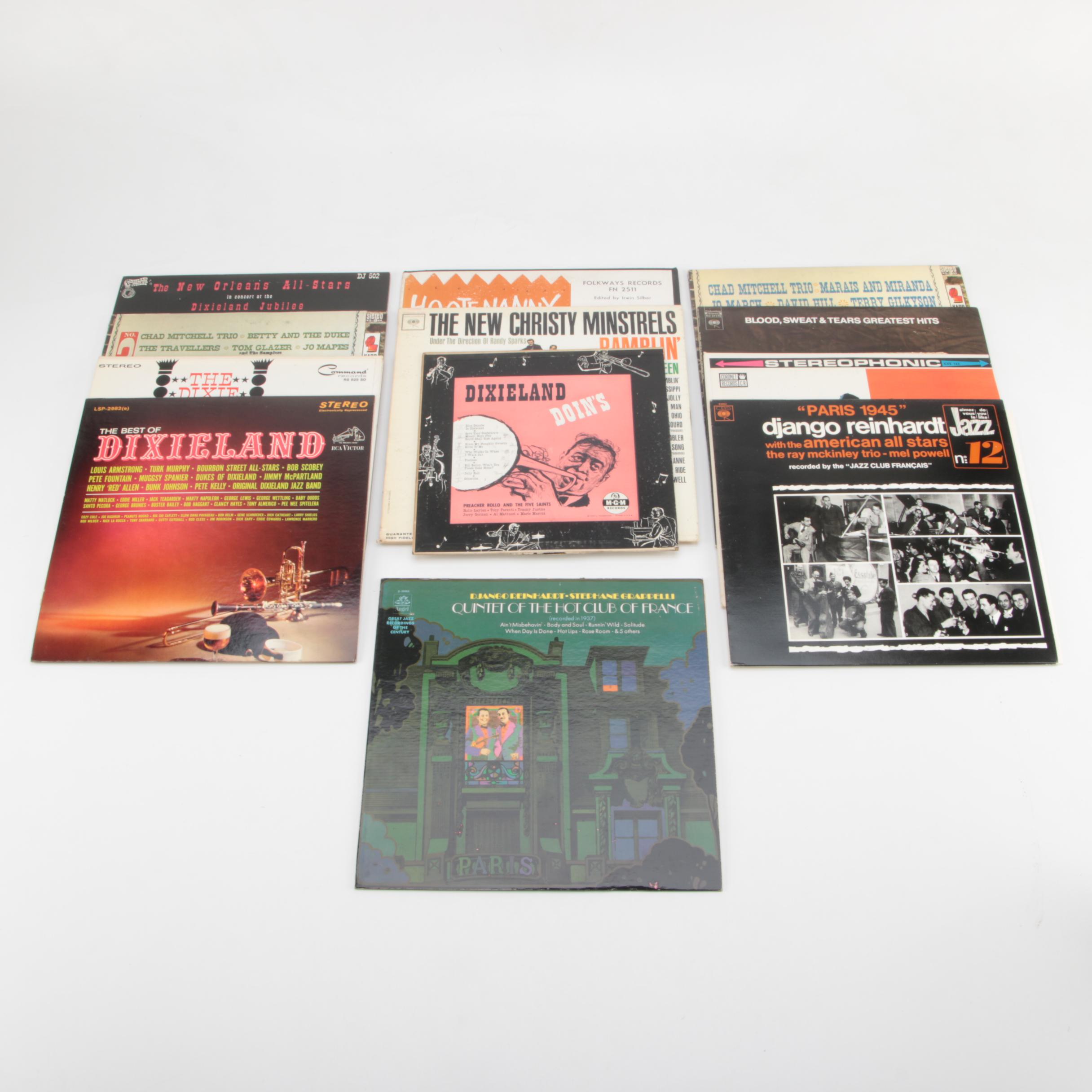 Vintage Dixieland Jazz Records Including The New Orleans All-Stars
