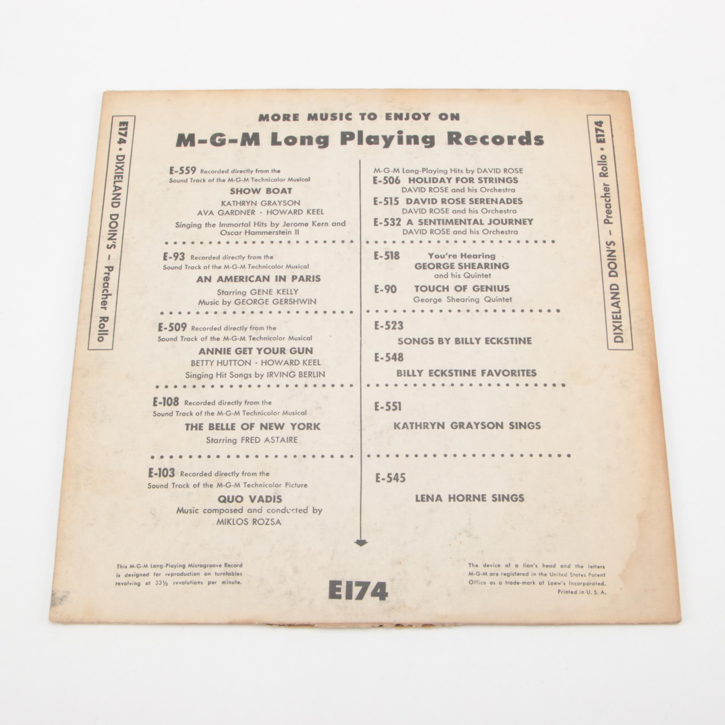 Vintage Dixieland Jazz Records Including The New Orleans All-Stars